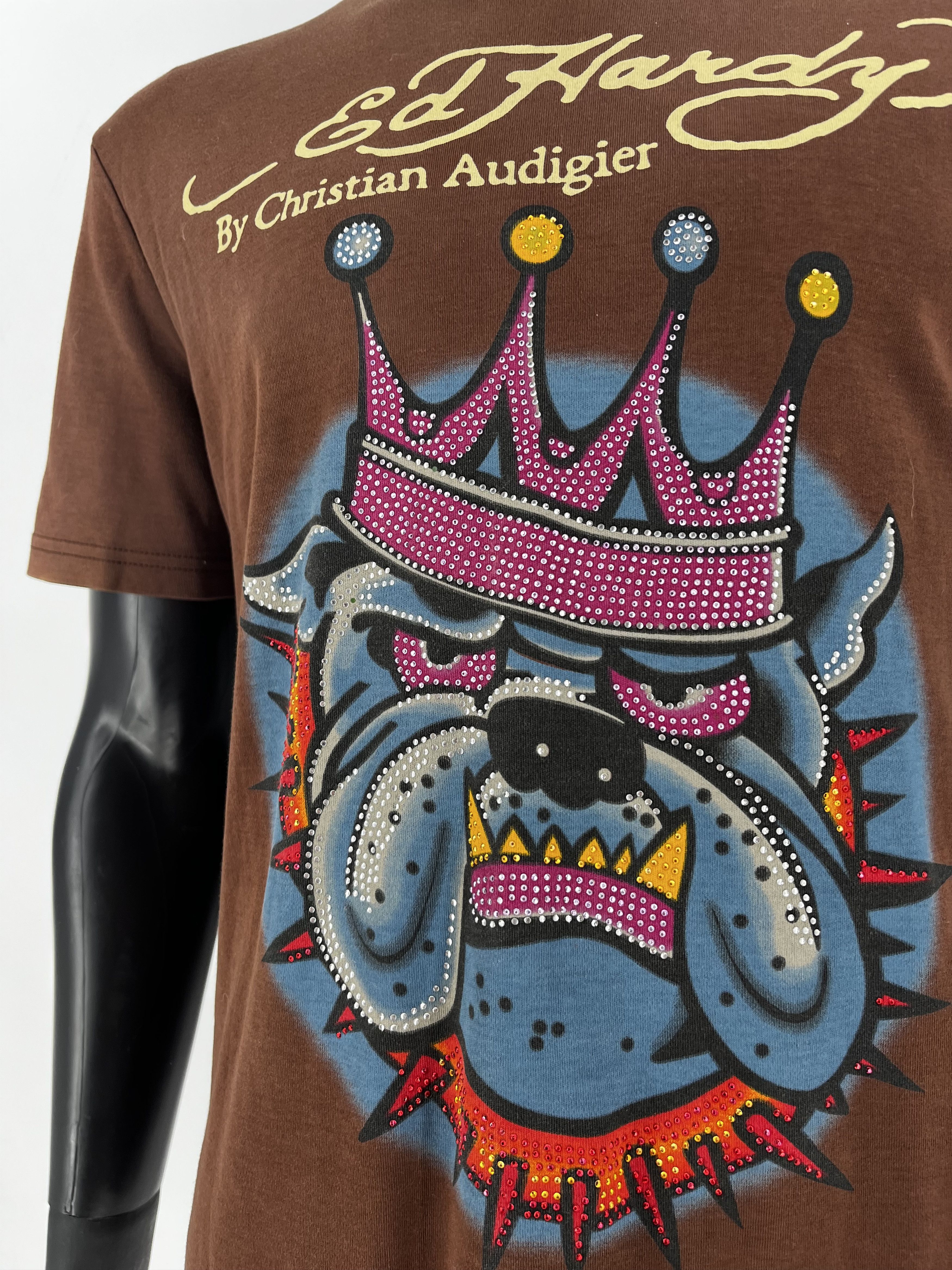 Christian Audigier Vintage Ed Hardy By Christian Audigier Knife In The Heart XL Size US XL / EU 56 / 4 - 7 Thumbnail