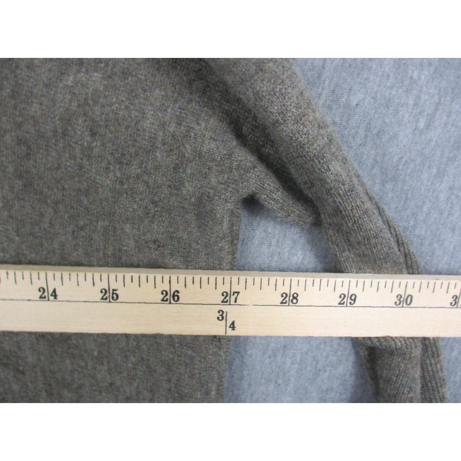Vintage Garnet Hill Sweater Womens XS Beige Turtleneck Tunic Pockets Merino Cashmere Wool Blend Knit Long Sleeve Regular Size XS / US 0-2 / IT 36-38 - 7 Thumbnail