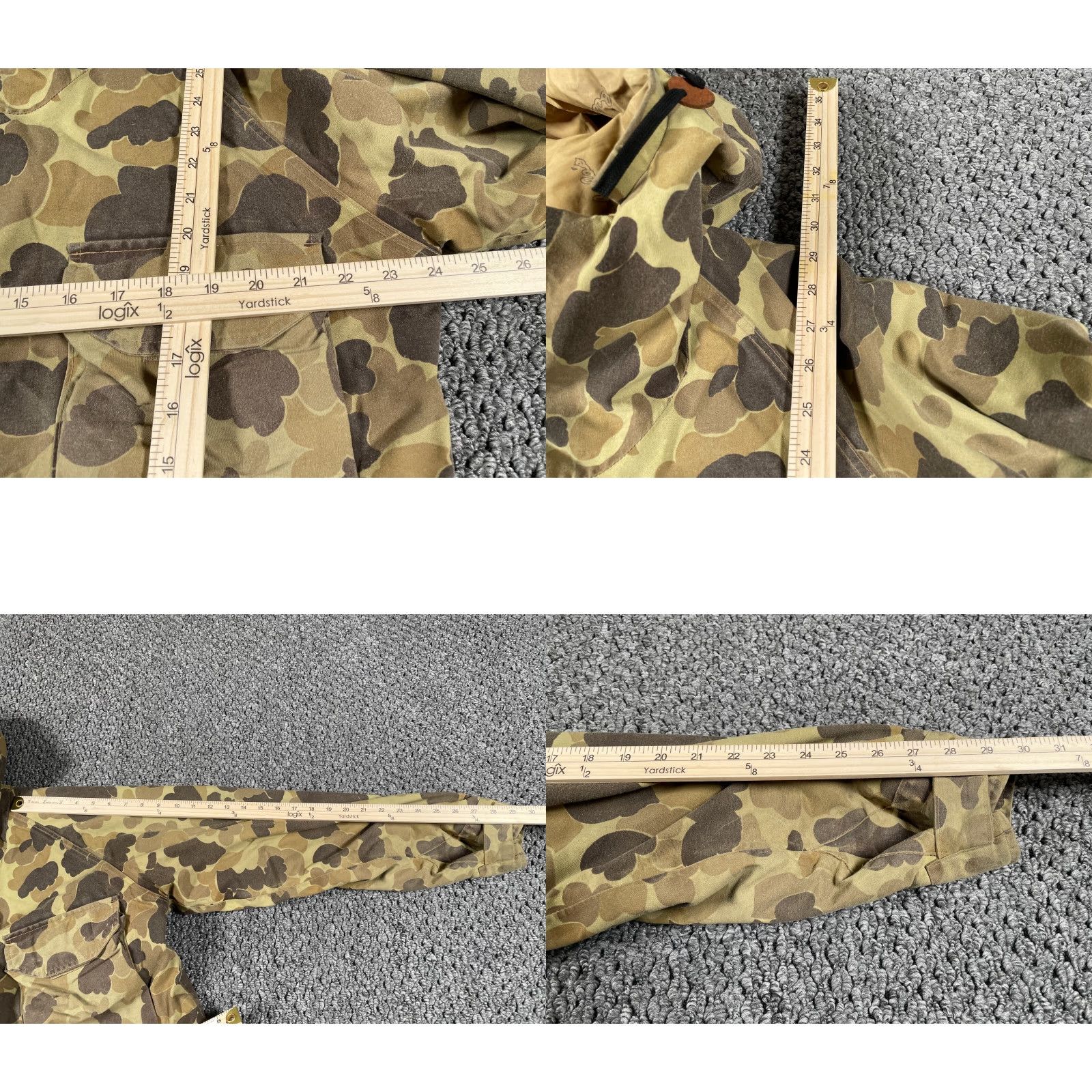 Vintage VINTAGE Cabela's Jacket Camouflage Bomber Hooded Mens Large 90s Frogskin Camouflage Insulated Goretex Size US L / EU 52-54 / 3 - 9 Thumbnail