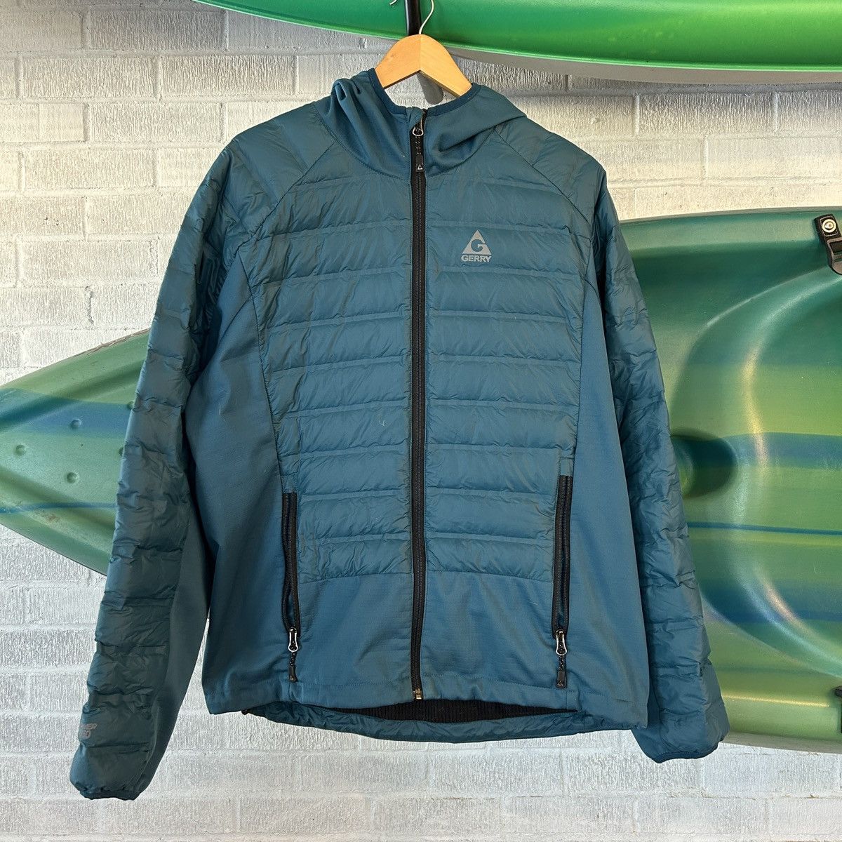 Other Gerry Fleece Down Zip Up Hiking Jacket Size US L / EU 52-54 / 3 - 1 Thumbnail
