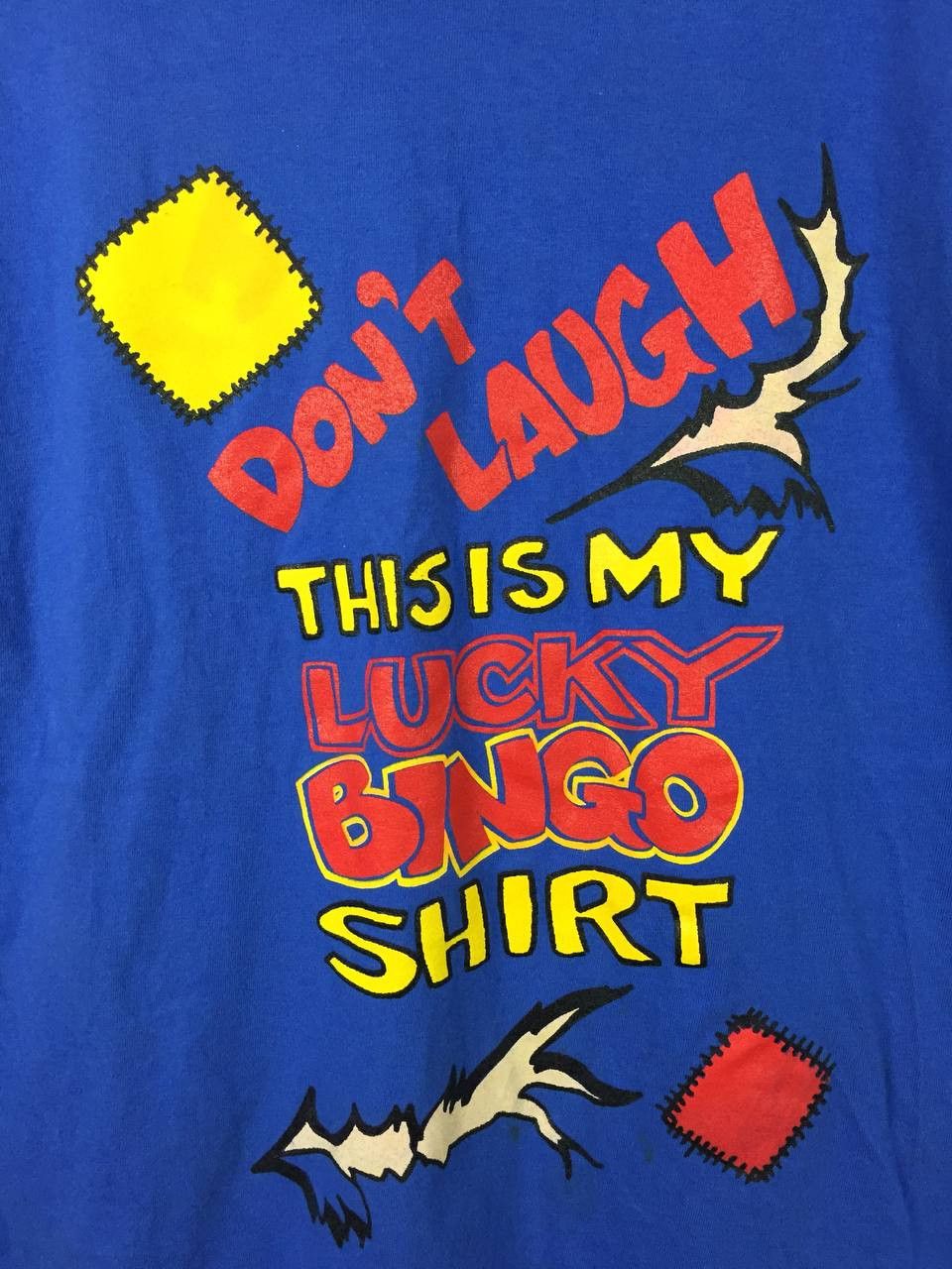 Vintage Vtg 90s Knights of Columbus Lucky Bingo Promo Tee Size US L / EU 52-54 / 3 - 4 Thumbnail