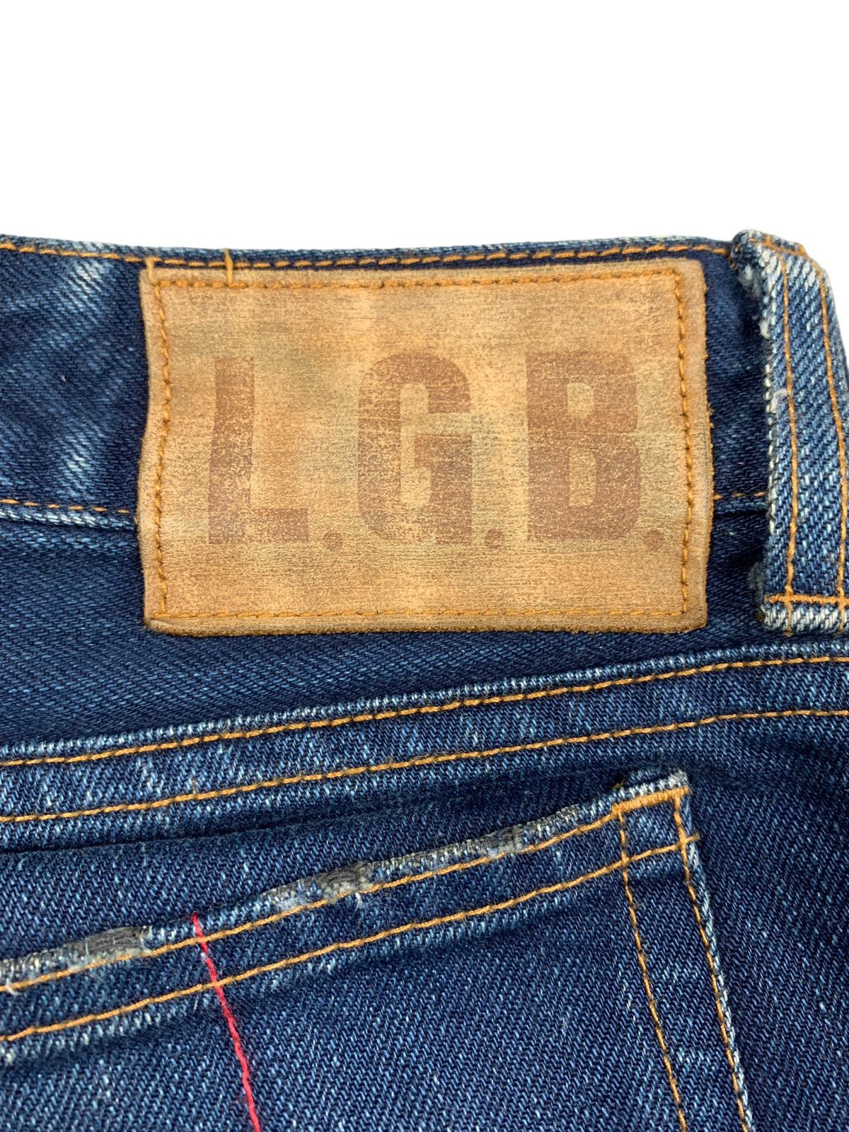 Le Grande Bleu (L.G.B.) L.G.B Mudwash Super Flared Denim Size US 27 - 12 Thumbnail