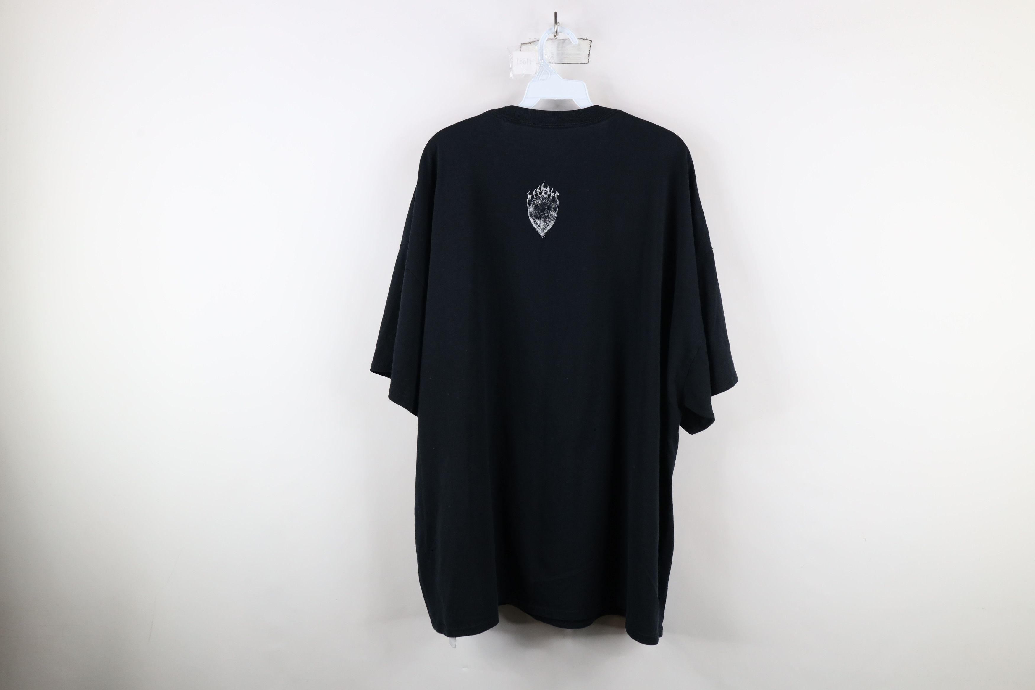 Vintage Vintage Streetwear Iron Asylum Fire Flames Gym Jesus T-Shirt Size US XXL / EU 58 / 5 - 9 Thumbnail