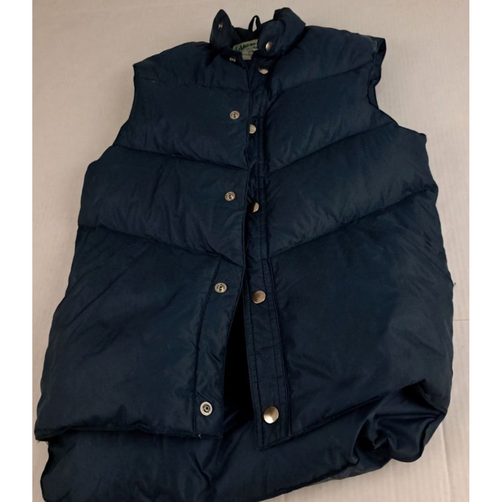 American Eagle Outfitters VINTAGE Vest XS Blue American Eagle Down Full Button 80s Size US XS / EU 42 / 0 - 6 Thumbnail