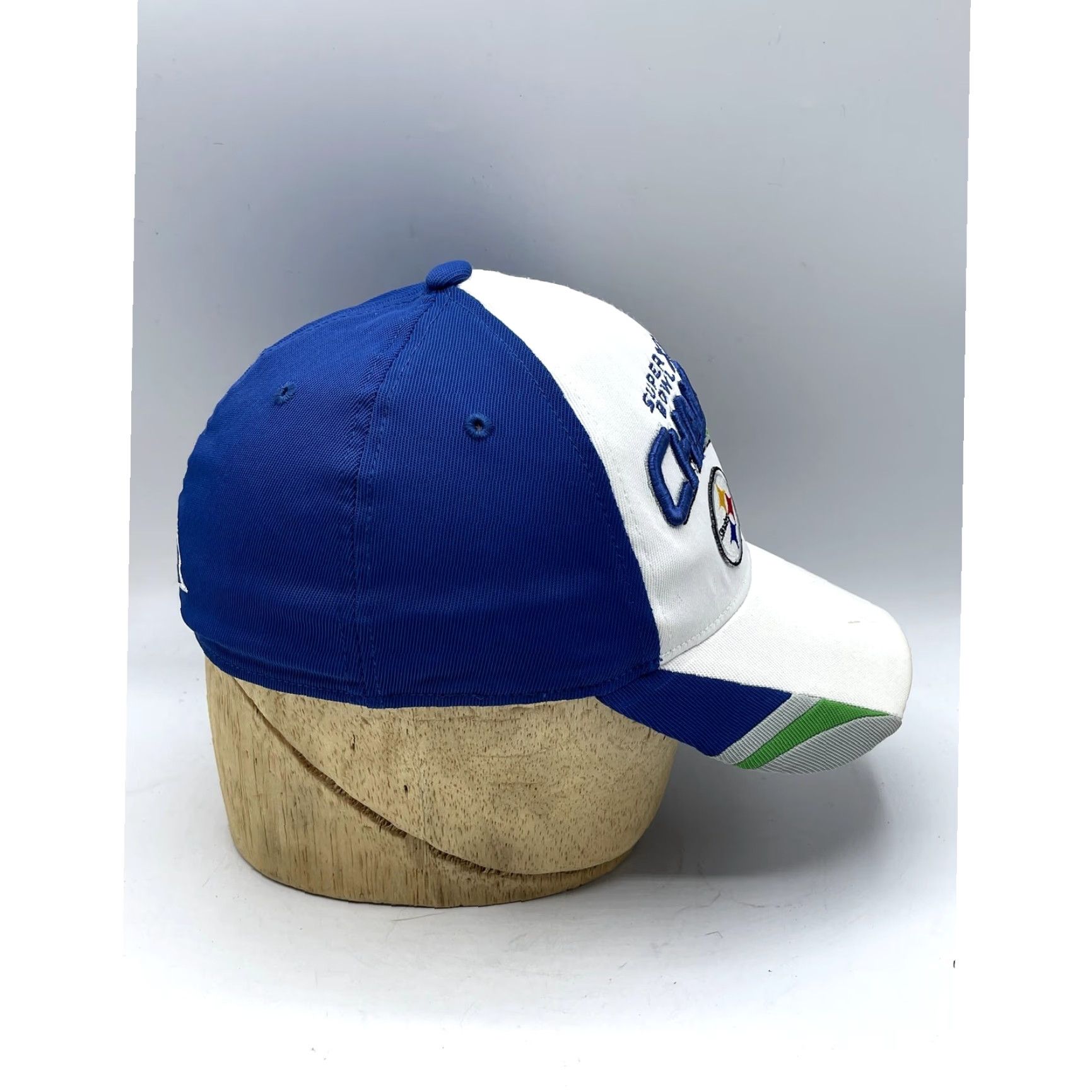 Reebok VINTAGE Pittsburgh Steelers Hat Autographed NFL Football Size ONE SIZE - 4 Thumbnail