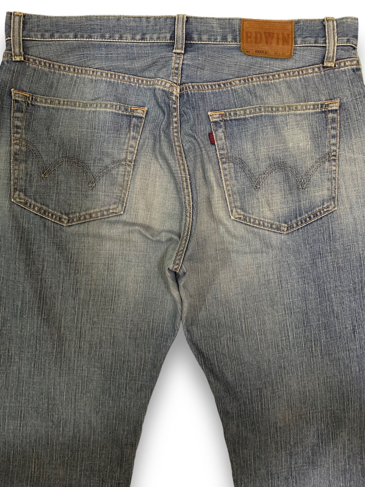 Edwin Vintage Y2K Edwin 503Z Rusty Mud Wash Baggy Jeans Size US 36 / EU 52 - 13 Thumbnail