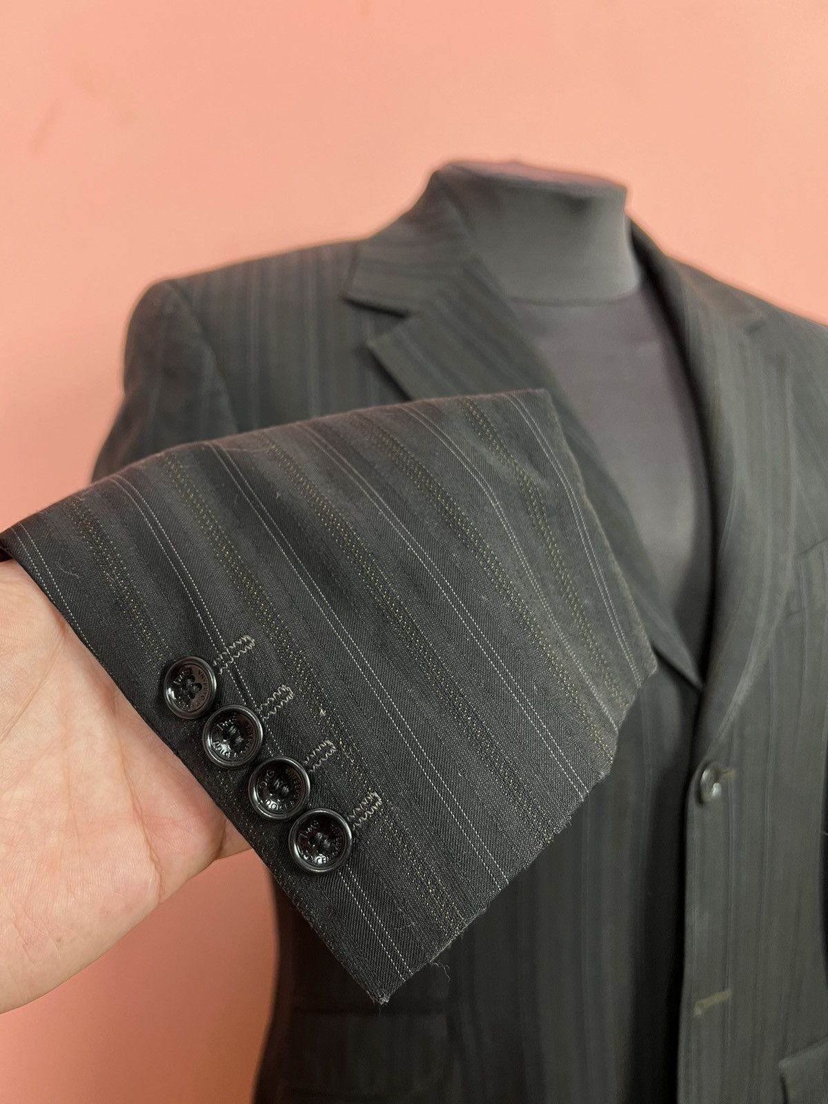 Dolce & Gabbana Dolce & gabbana blazer luxury striped 3 button Size 52R - 4 Thumbnail