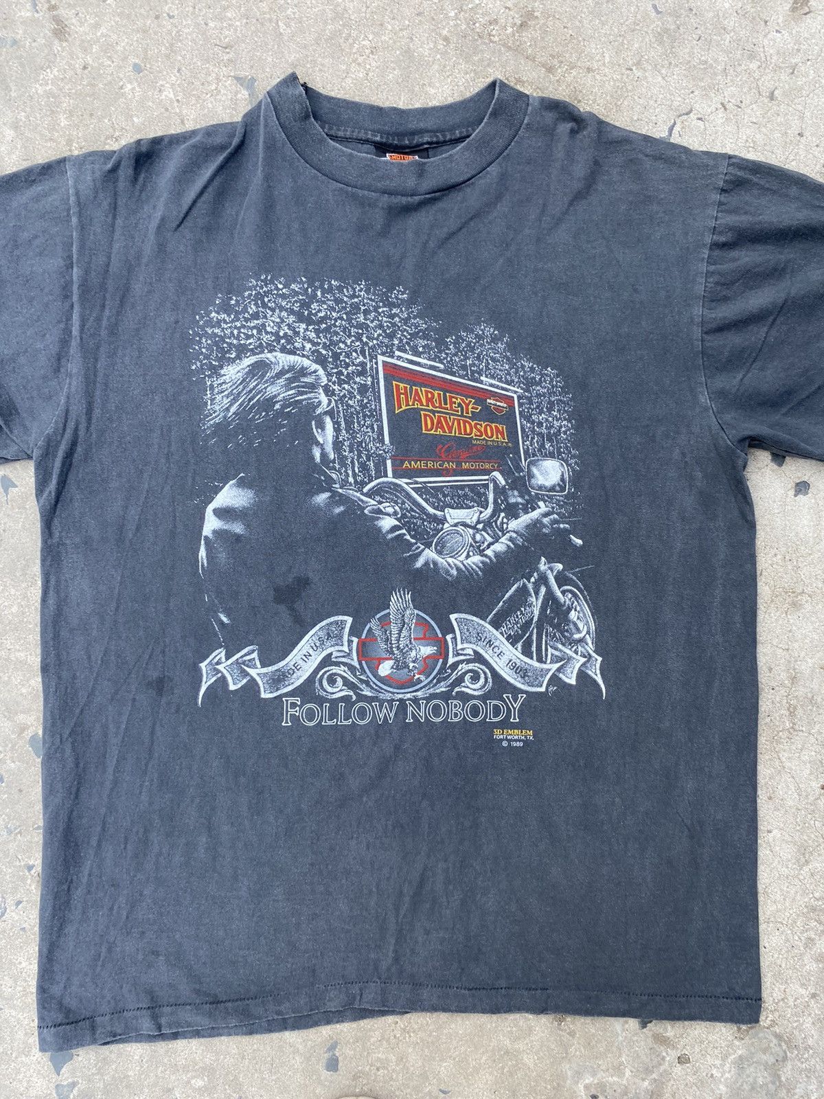 Harley Davidson × Vintage Harley Davison 3D Emblem Size US L / EU 52-54 / 3 - 4 Thumbnail