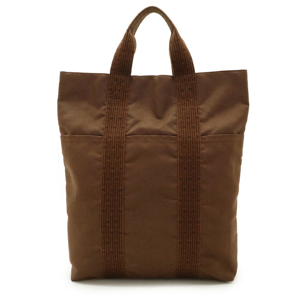 Hermes Hermes Herline Canvas Tote Bag Canvas Tote Bag in Brown, Women's