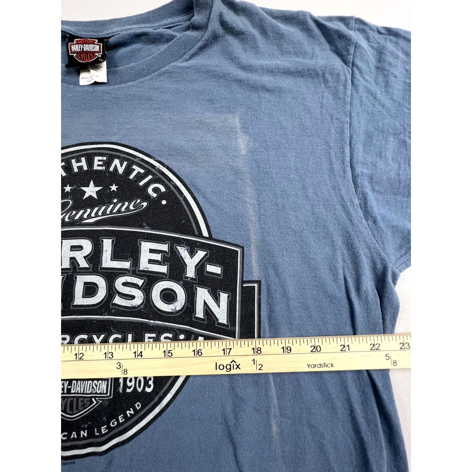 Harley Davidson VINTAGE Harley-Davidson Shirt Mens XL Ghost Town Graphic Tee Waynesville NC USA Size US XL / EU 56 / 4 - 7 Thumbnail