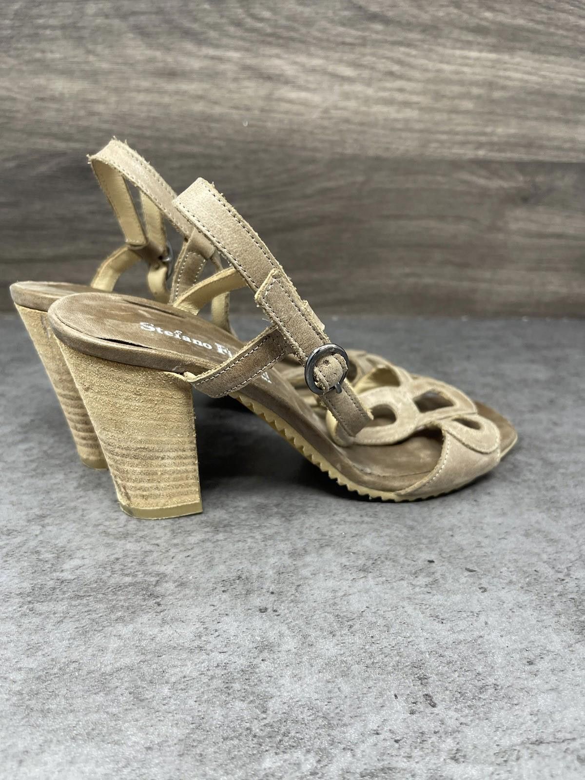 Other Stefano Fiorelli Sandals Womens Size 37 (US 7) Brown Leather Size US 7 / IT 37 - 5 Thumbnail
