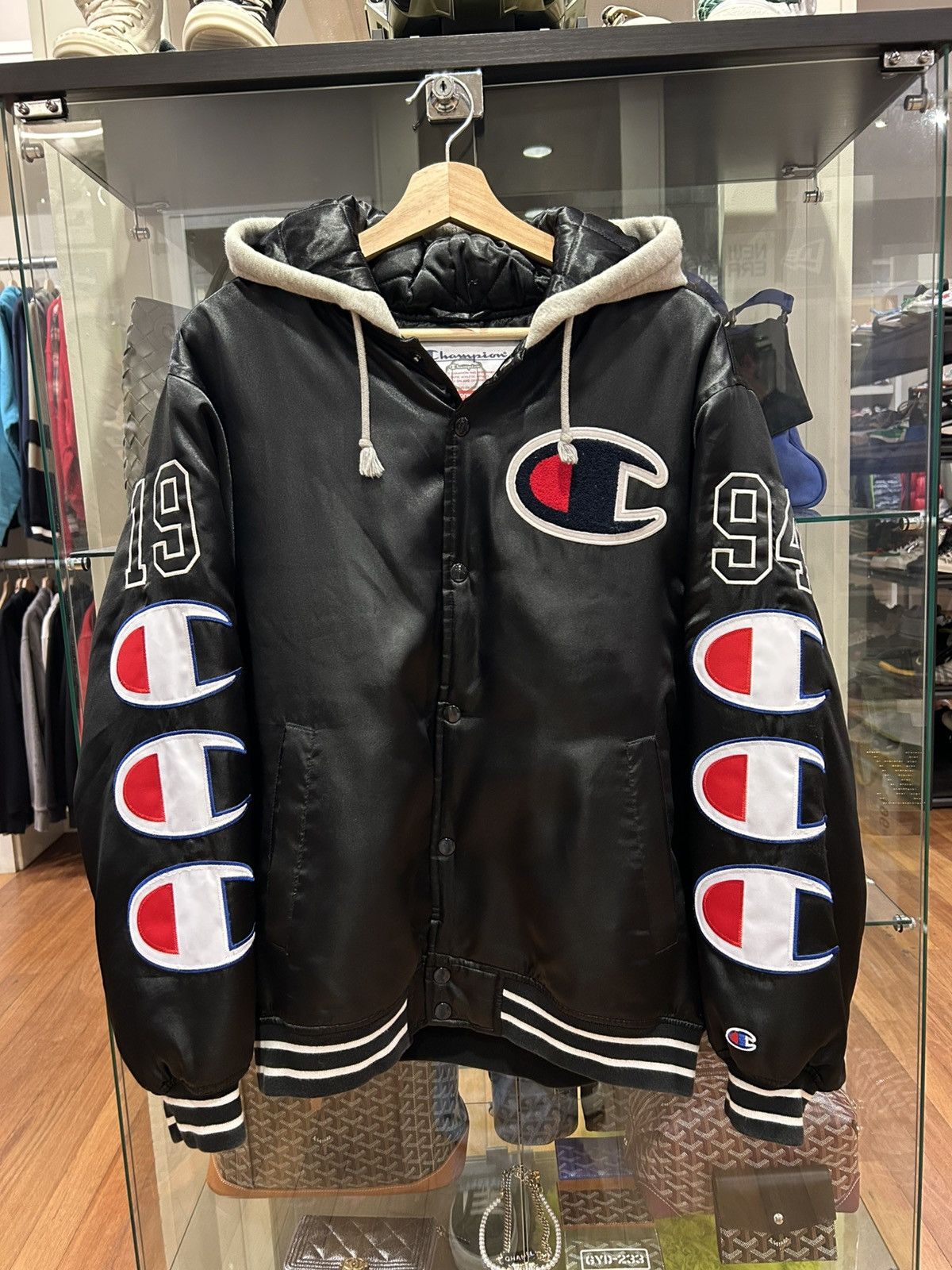Champion × Supreme Supreme X Champion Satin Bomber Jacket Size US M / EU 48-50 / 2 - 1 Thumbnail