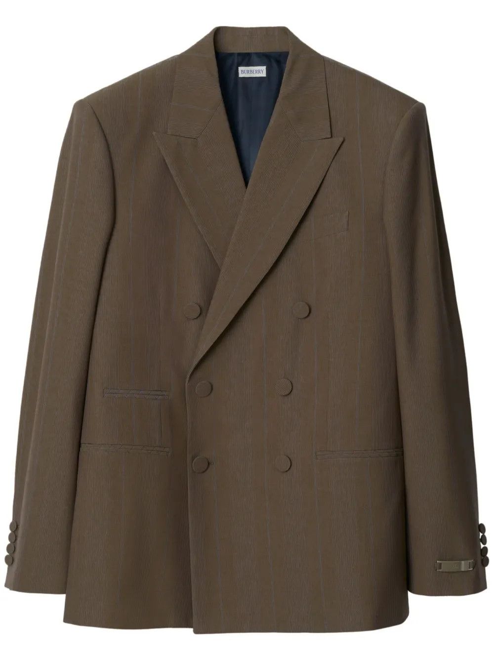 Burberry o1w1db10326 Peak-Lapel Wool Blazer in Brown Size US L / EU 52-54 / 3 - 1 Thumbnail
