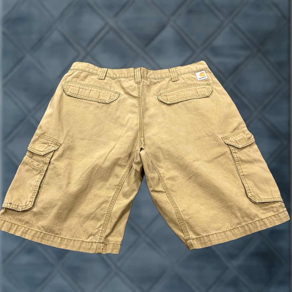 Carhartt Carhartt Shorts Mens 38 Beige Cargo Relaxed Fit Pockets Workwear Size US 38 / EU 54 - 1 Thumbnail