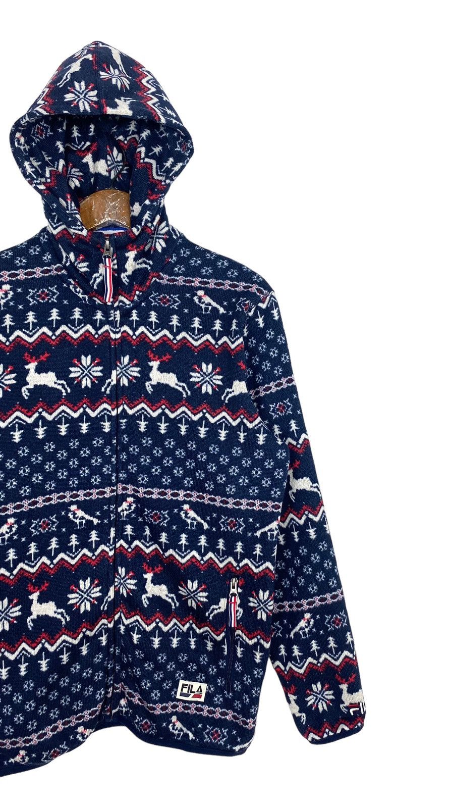 Fila Rare‼️ Fila Hoodie Christmas All Over Print Size US M / EU 48-50 / 2 - 3 Thumbnail