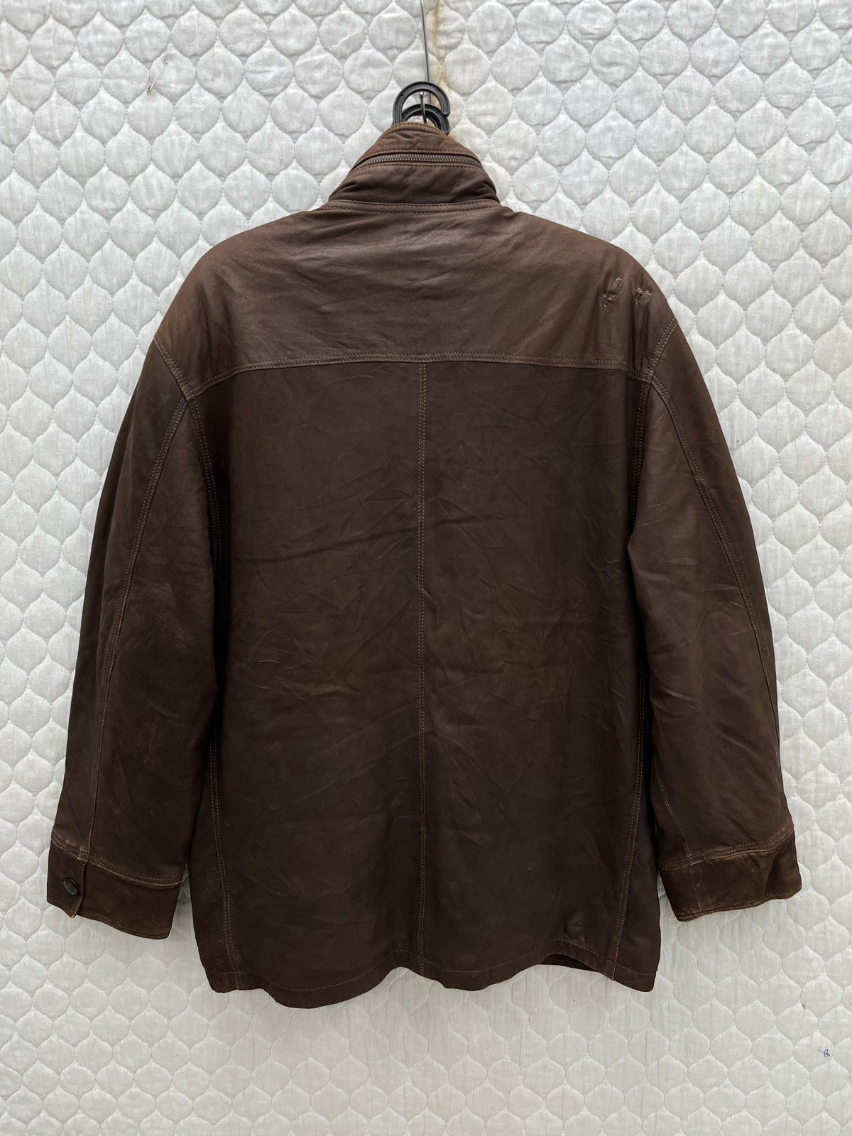Genuine Leather 🔥🔥🔥STEALS VTG HIGH TRADITION FLAG LEATHER JACKET Size US M / EU 48-50 / 2 - 4 Thumbnail