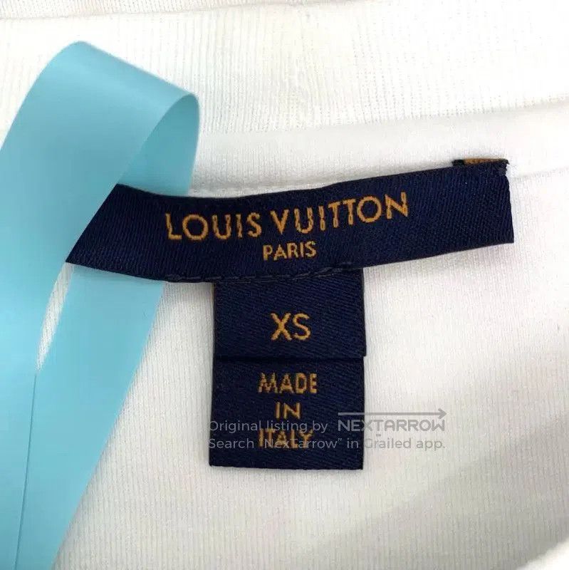Louis Vuitton Louis Vuitton Men's White Cotton T-Shirt . Size US XS / EU 42 / 0 - 5 Thumbnail