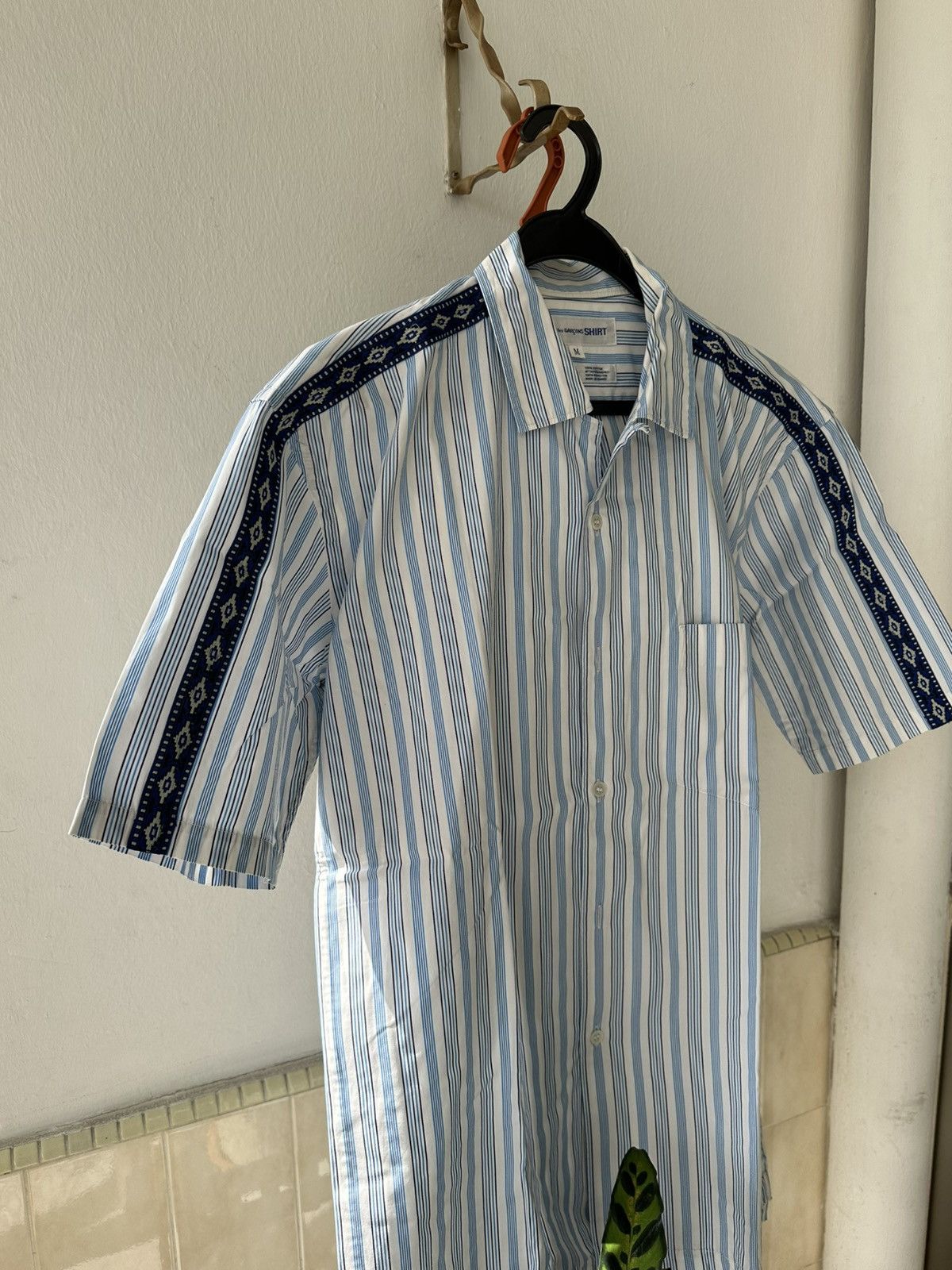 Comme des Garcons SHIRT Comme Des Garçons Mayan Blue Shirt Size US M / EU 48-50 / 2 - 3 Thumbnail