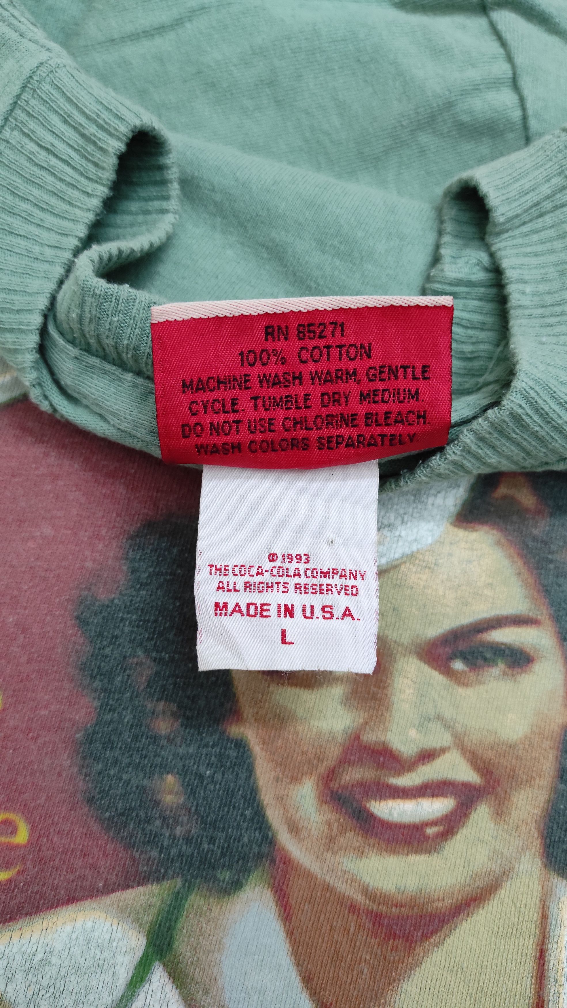 Coca Cola 1993 COCA COLA HAVE A COKE 50's AD PROMO Boxy TEE Size US L / EU 52-54 / 3 - 4 Thumbnail