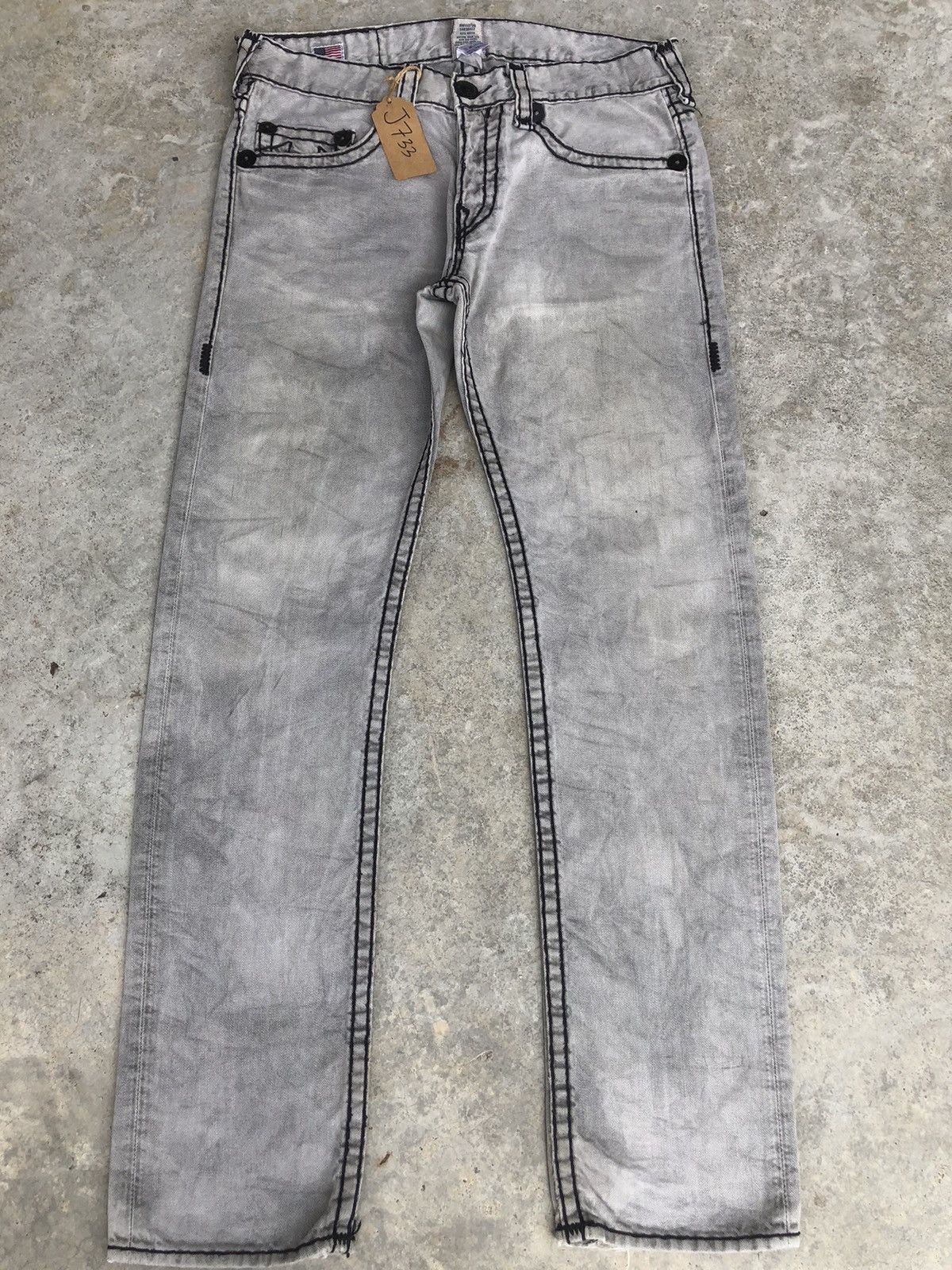 True Religion Vintage True Religion Rocco Super T Distressed Jeans Size US 36 / EU 52 - 2 Thumbnail