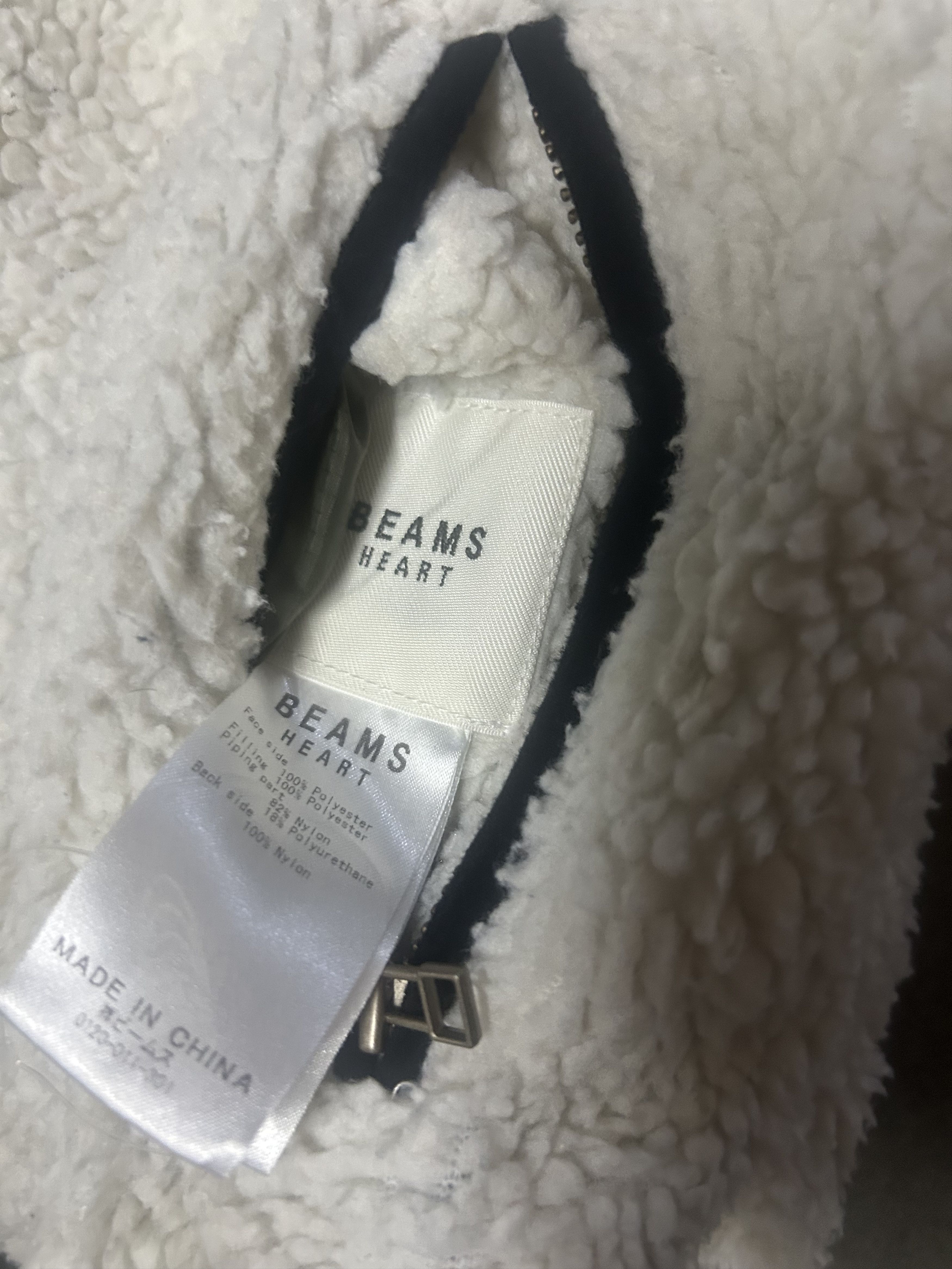 Beams plus reversible cropped baggy jackets