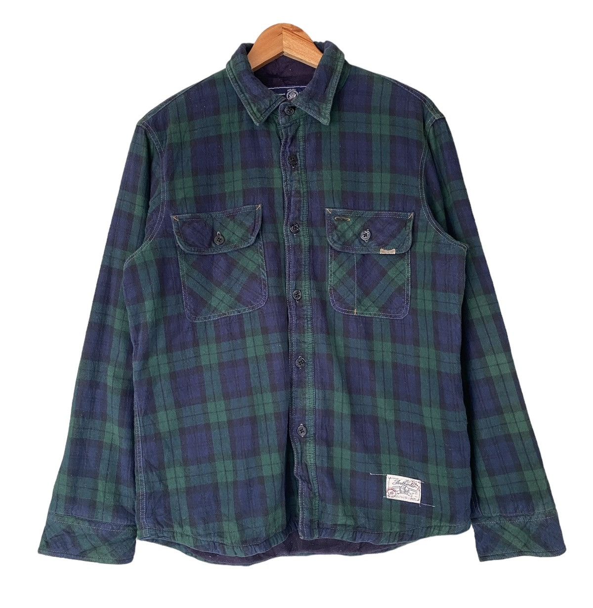 Avirex AVIREX LTD Linen Plaid Button Shirt Long Sleeve Size US XL / EU 56 / 4 - 1 Thumbnail