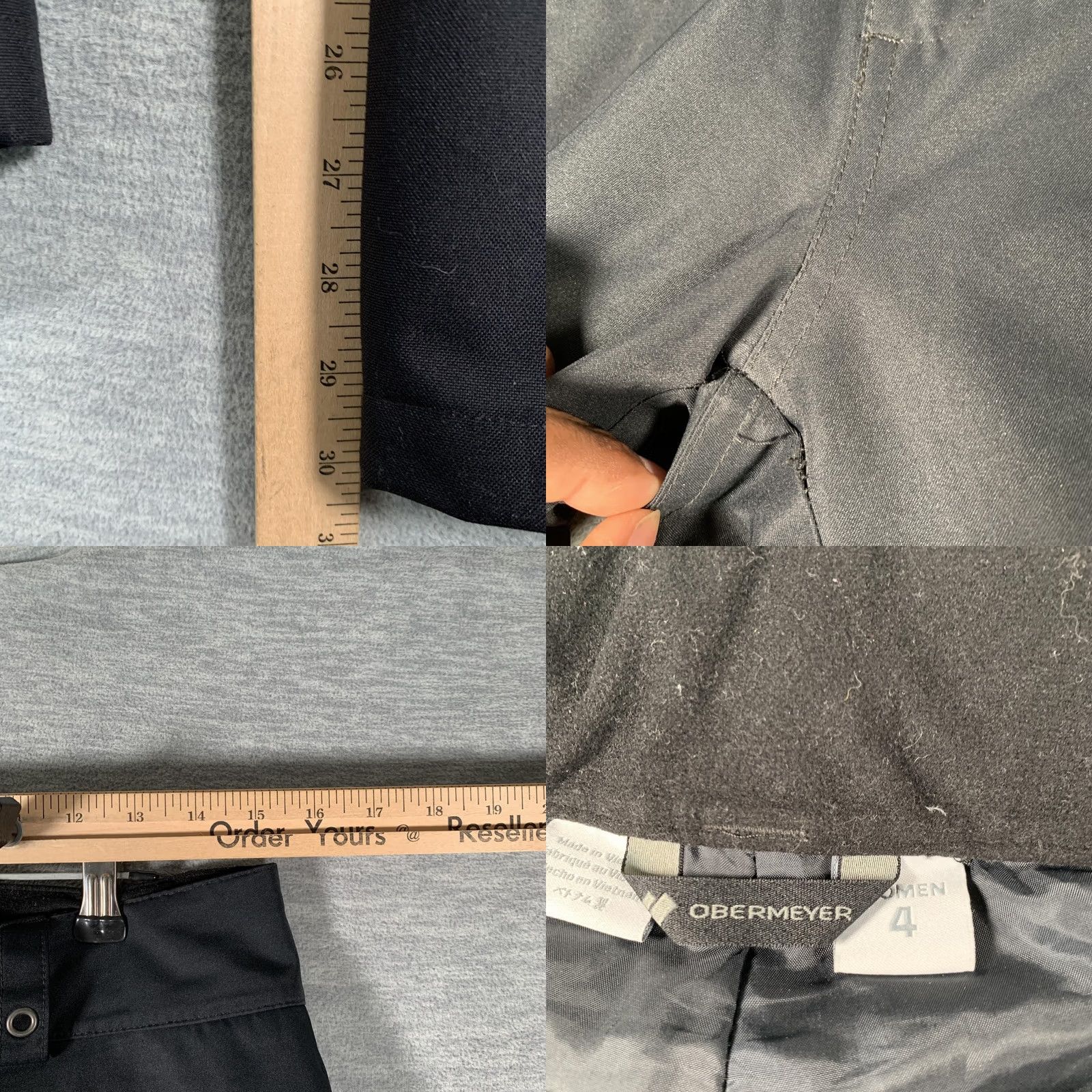 Obermeyer Obermeyer Women's 4 Black Insulated Snow Ski Thermore Bootcut Winter Pants Size 27" / US 4 / IT 40 - 8 Thumbnail