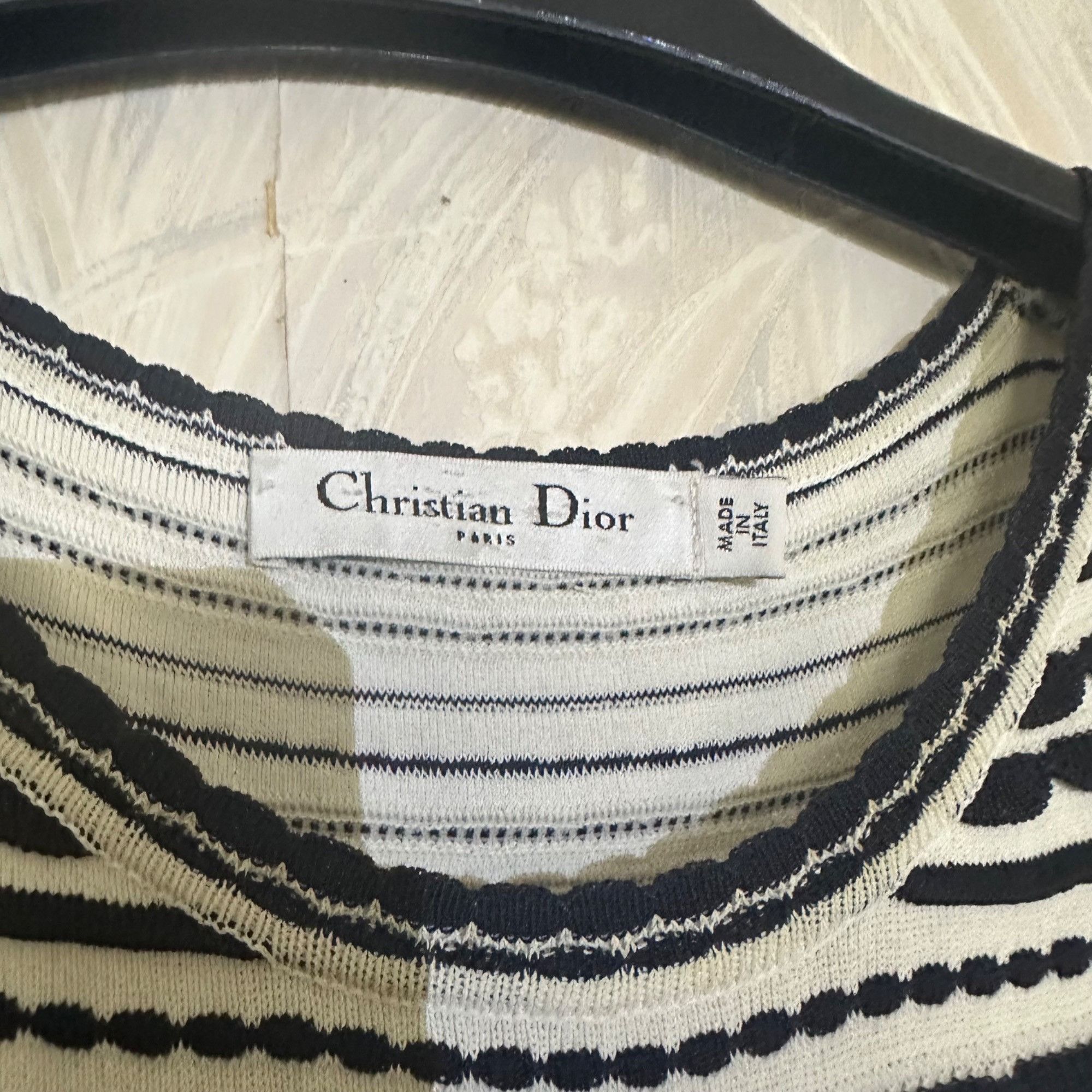 Christian Dior Monsieur ✨Christian Dior Size 4IT/ S US Women's Elegant Striped Textu Size S / US 4 / IT 40 - 4 Thumbnail
