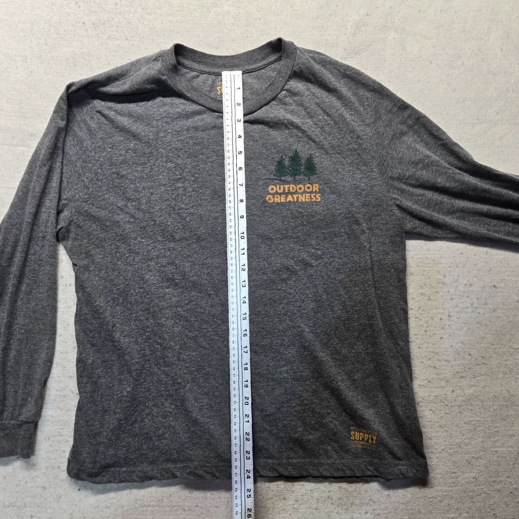 London Fog London Fog Supply Company Gray Long Sleeve Tee T-Shirt Adult Men's 2XL XXL Shirt Size US XXL / EU 58 / 5 - 7 Thumbnail