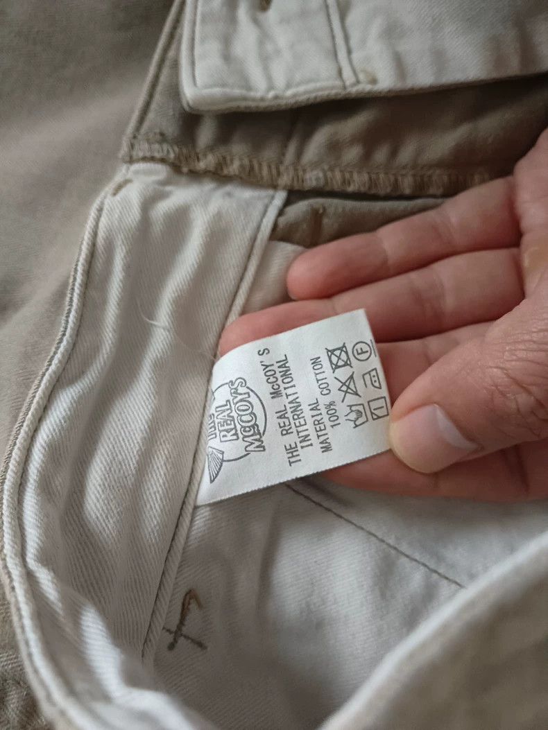 The Real McCoy's The Real McCoys Military Pants, Fishbone Pattern High-Wais Size US 30 / EU 46 - 1 Thumbnail