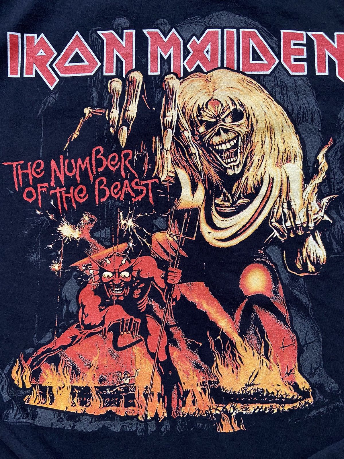 Iron Maiden RARE IRON MAIDEN 2010 MONSTER METAL PUNK BAND ROCK Size US XXL / EU 58 / 5 - 2 Thumbnail