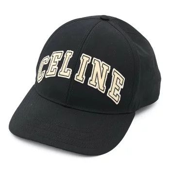 Celine o1w1db10526 2AK049 Size : OS / Logo Hat / Cap in Black Size ONE SIZE - 1 Thumbnail