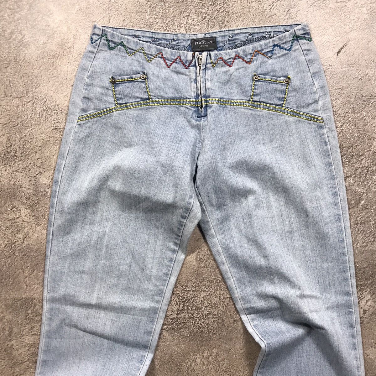 Vintage Vintage 90s Distressed Baggy Jeans Grunge Thrashed Denim 28 Size 28" / US 6 / IT 42 - 3 Thumbnail