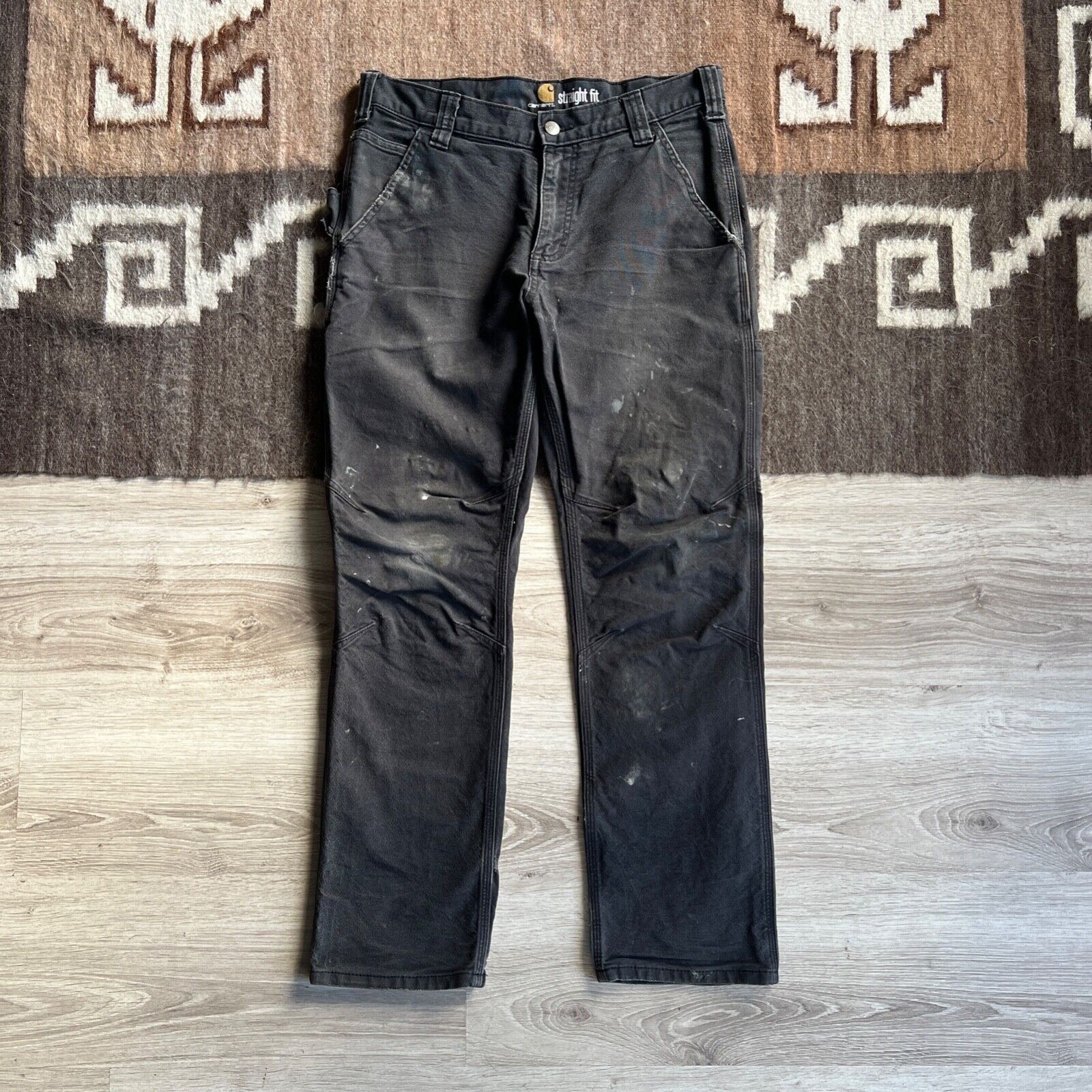 Carhartt Carhartt Distressed Straight Fit Single Knee Pants 8764AC Size 32" / US 10 / IT 46 - 2 Thumbnail