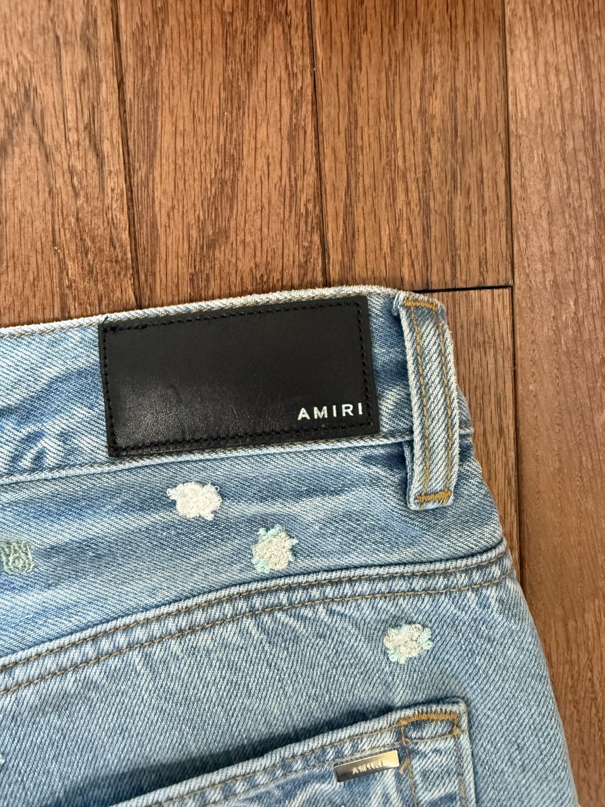 Amiri Men’s Amiri Floral Straight Jeans SS24 - W33 Size US 33 - 3 Thumbnail