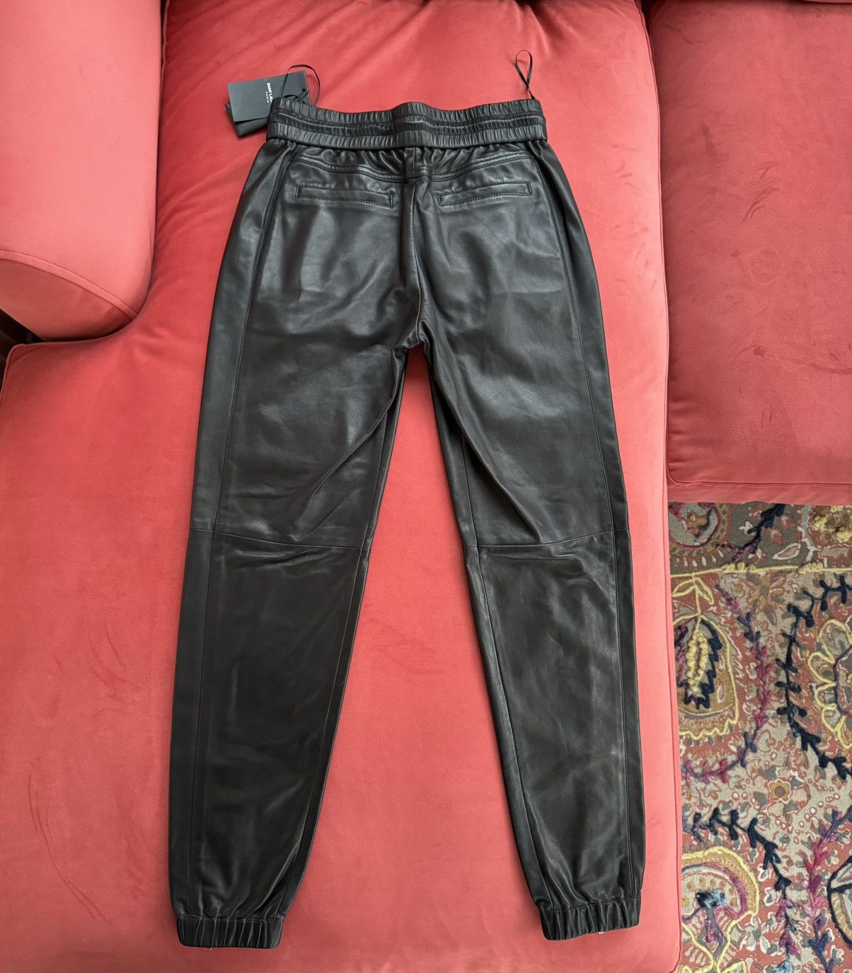 Saint Laurent Paris Saint Laurent super soft leather trousers, size 36 Fr, S Size 26" / US 2 / IT 38 - 8 Thumbnail