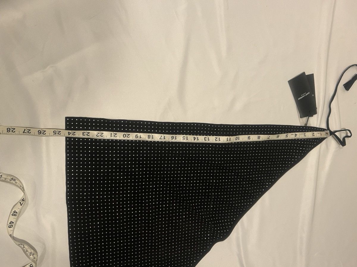 Saint Laurent Paris Saint Laurent suede triangle dotted scarf. $1500 Size ONE SIZE - 3 Thumbnail