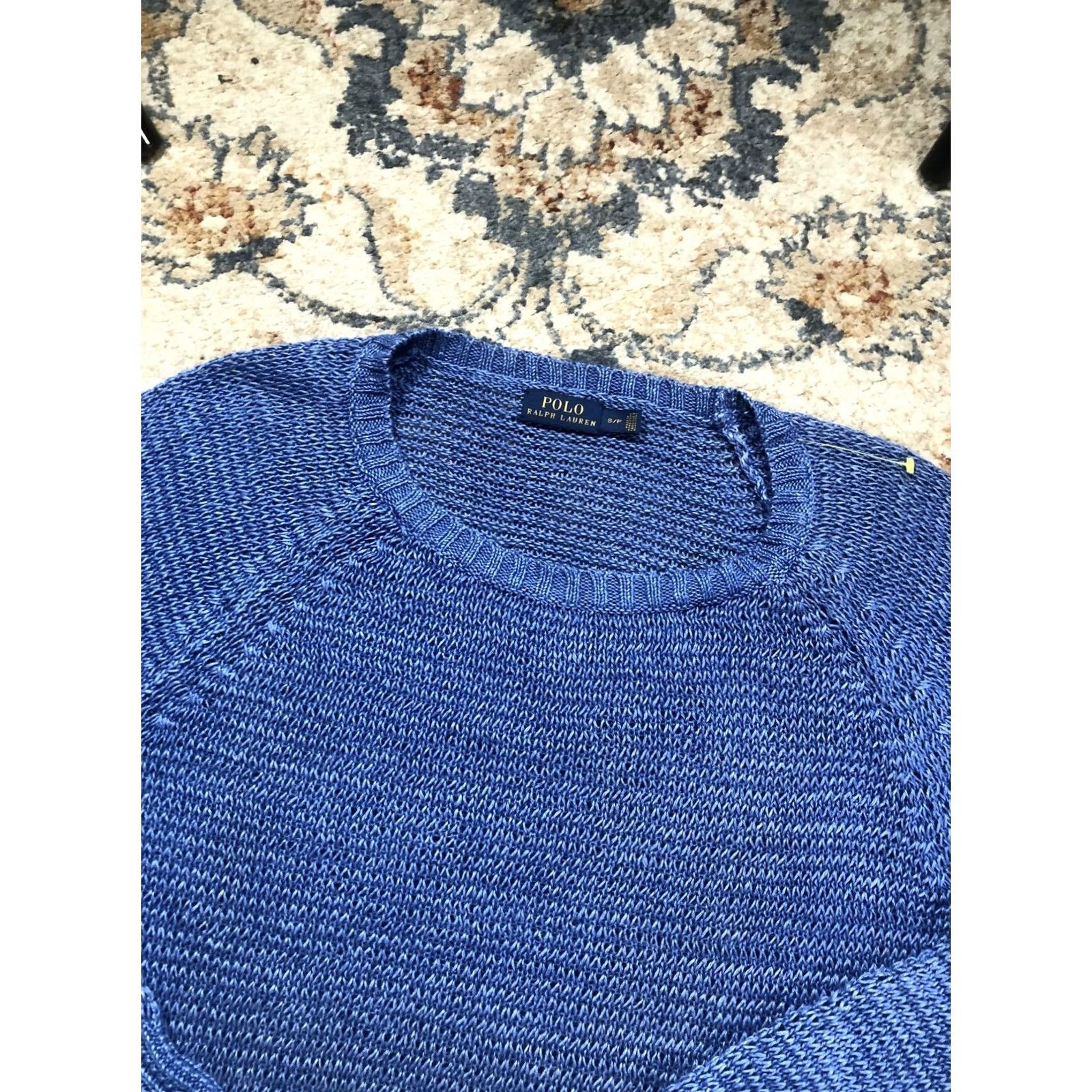 Polo Ralph Lauren Polo Ralph Lauren Sweater Womens Small Blue Tunic Long Sleeve Crewneck Pullover Size S / US 4 / IT 40 - 6 Thumbnail