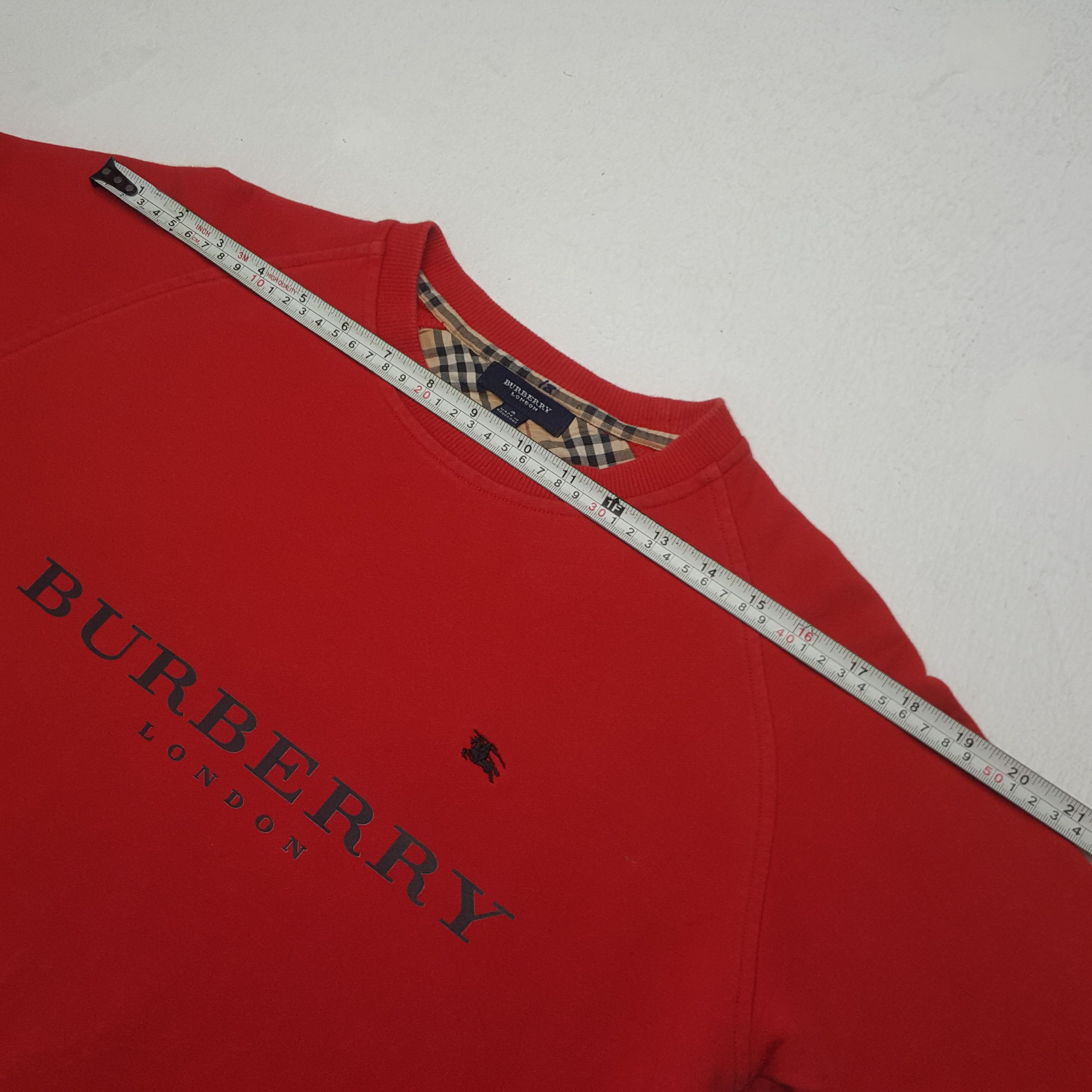 Burberry Vintage Burberry London Nova Check Sweatshirt Size US S / EU 44-46 / 1 - 5 Thumbnail