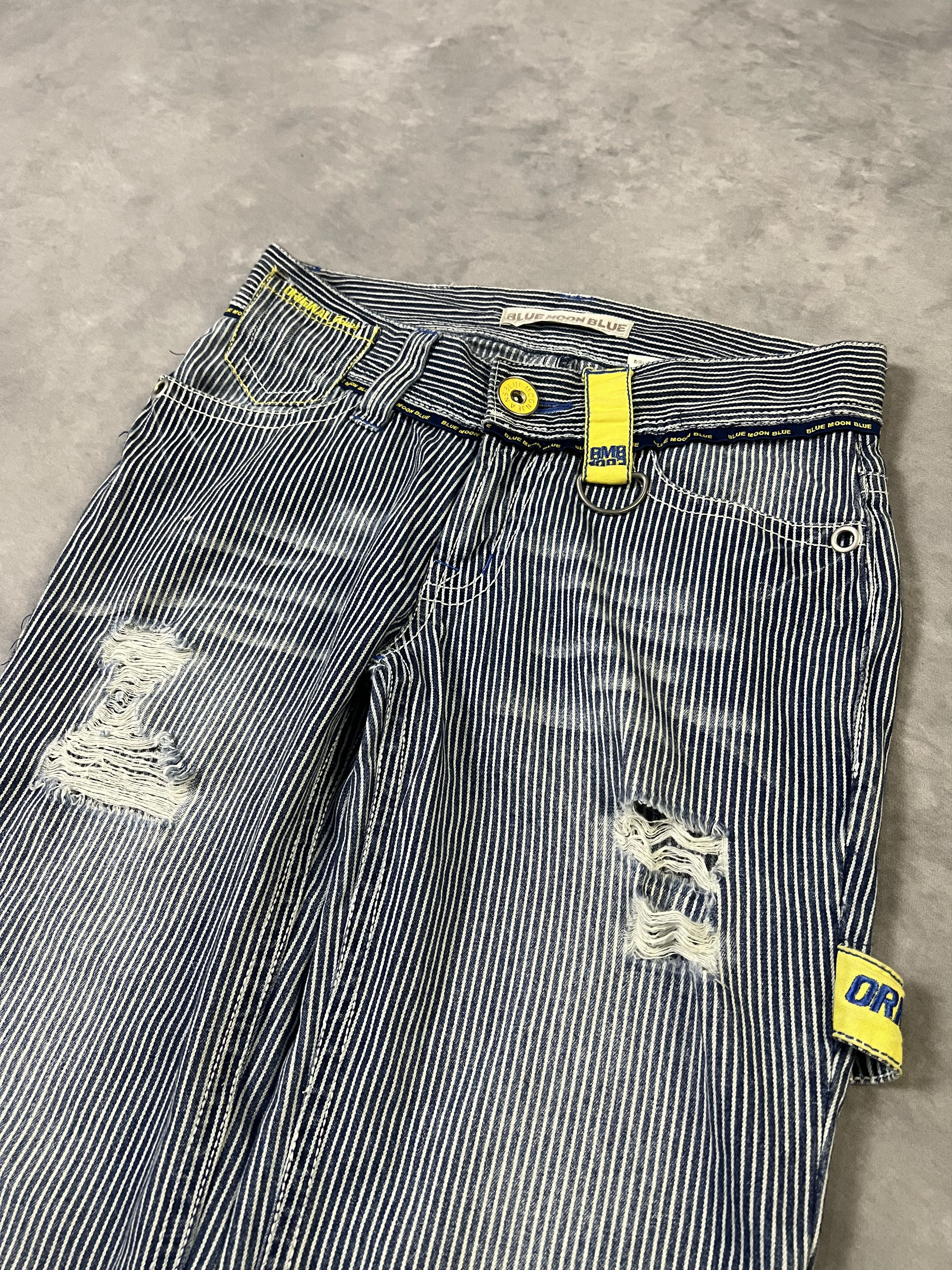 Japanese Brand 2000s Ripped Hickory Carpenter y2k Lgb Ifsix Size US 28 / EU 44 - 3 Thumbnail