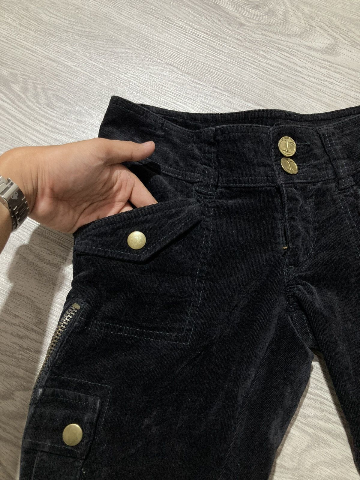If Six Was Nine 2000s Manies Corduroy Anarchy Punk Vkei Lgb Style Pants Size US 28 / EU 44 - 7 Thumbnail