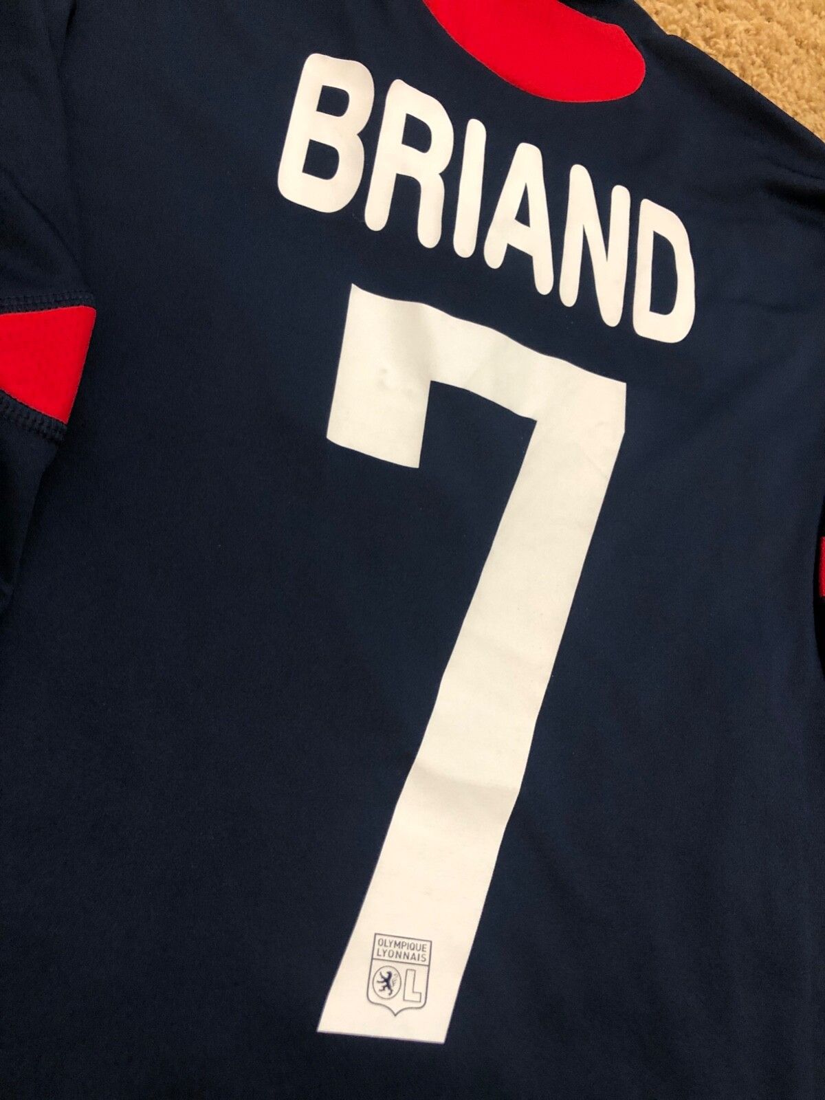 Adidas Olympique Lyonnais OL Adidas 2010/2011 CL Briand Jersey XL Size US XL / EU 56 / 4 - 4 Thumbnail
