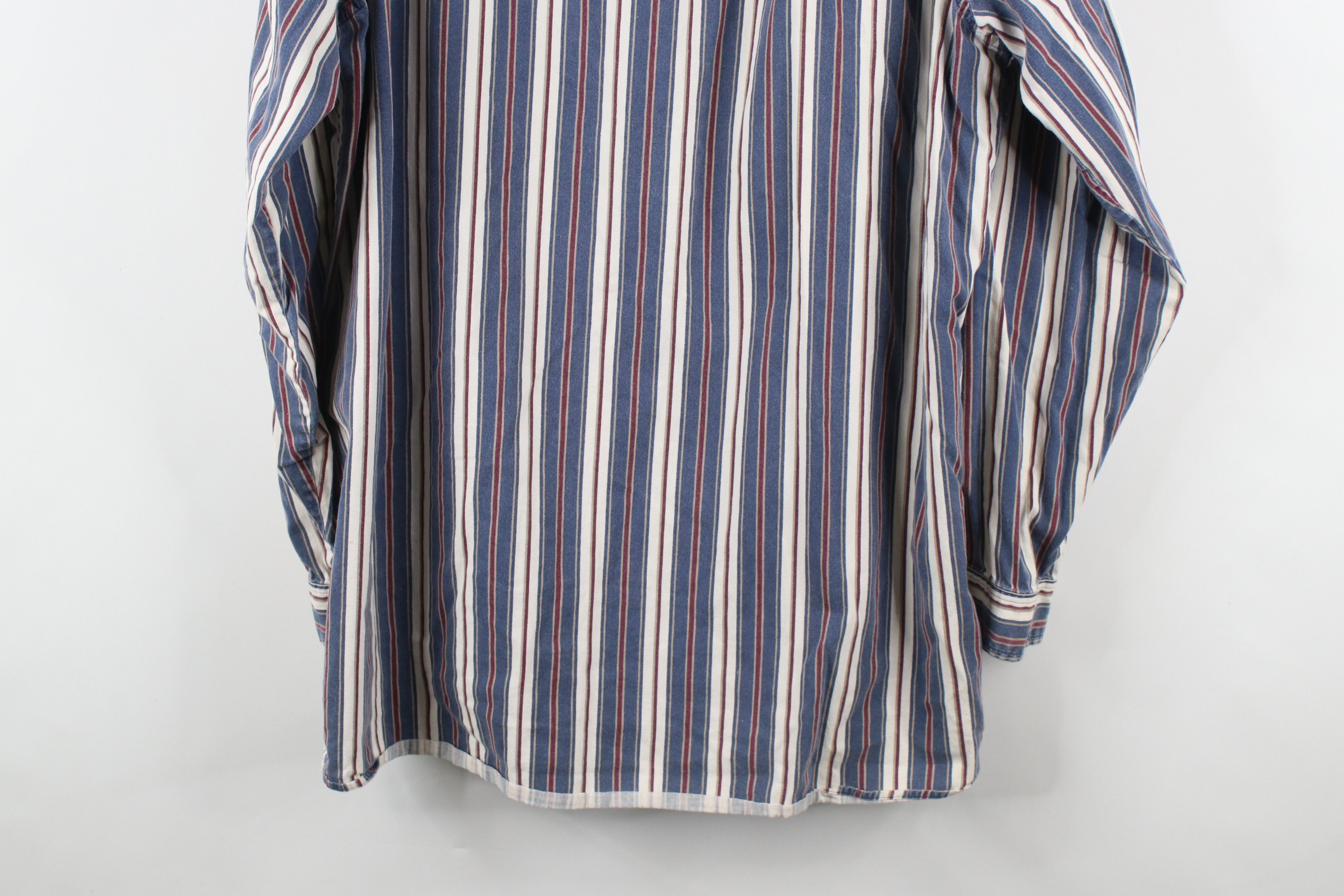 Vintage Vintage 90s Streetwear Block Collared Button Down Shirt Size US XL / EU 56 / 4 - 12 Thumbnail