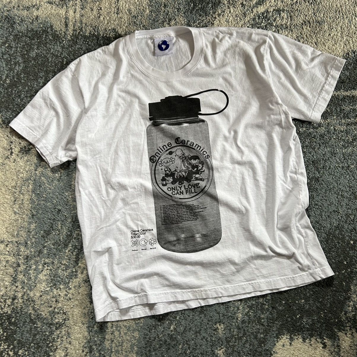 Online Ceramics Nalgene® ONLY LOVE CAN FiLL water bottle tee Made in USA Size US XL / EU 56 / 4 - 13 Thumbnail