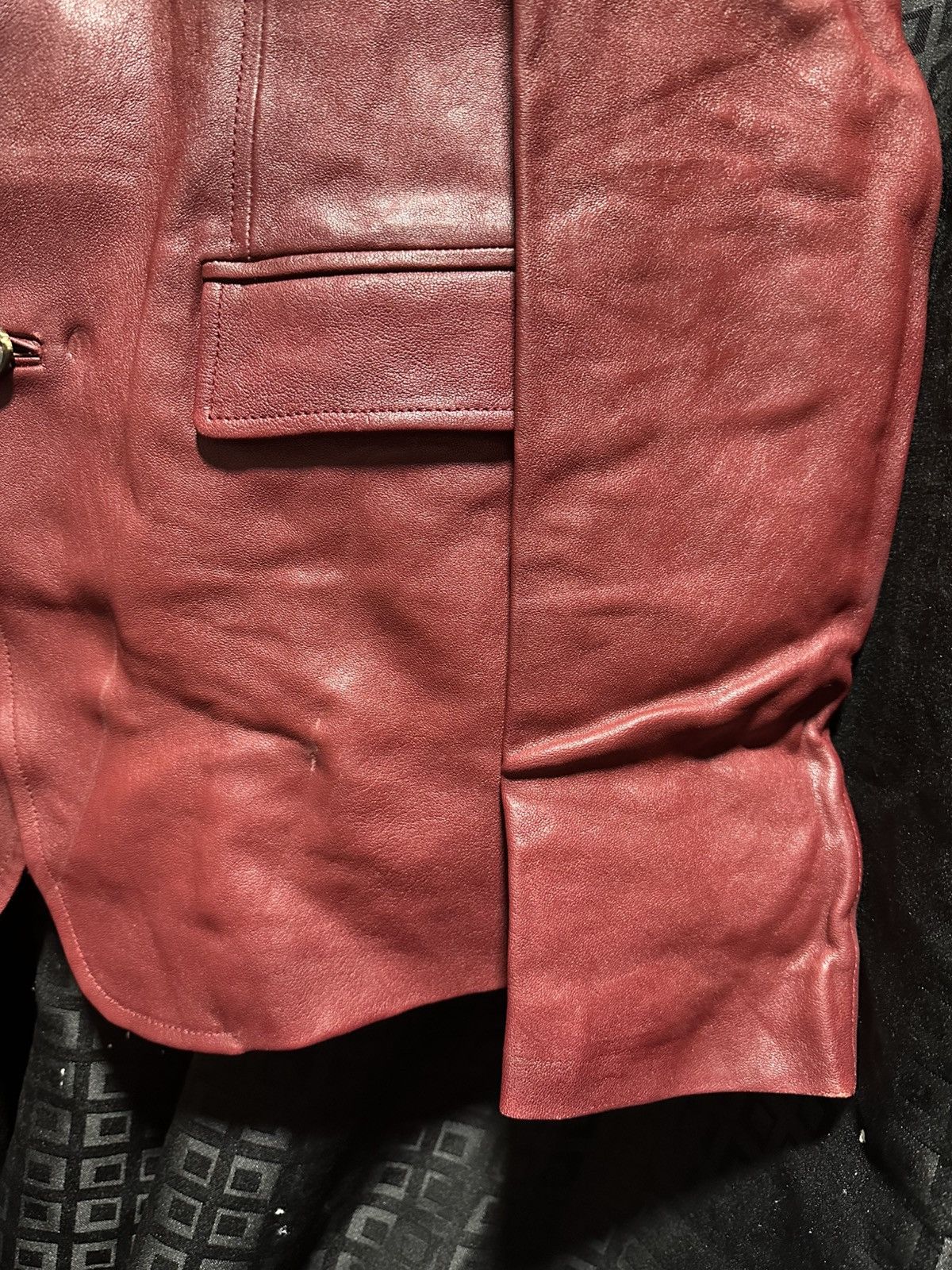 Alexander McQueen Alexan mcqueen leather blazer jacket Size 48L - 4 Thumbnail