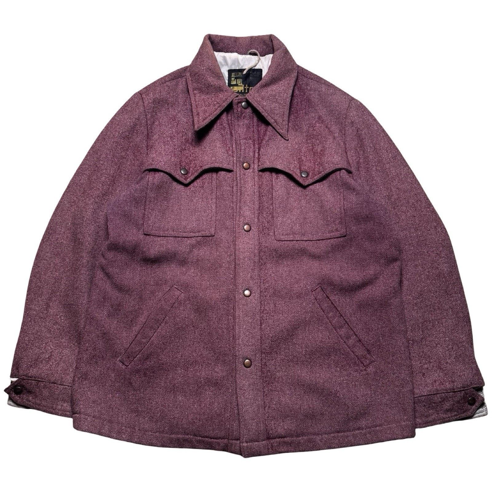 Other Vintage 60s 70s Silton Button Coat Size L Maroon Red Faded Size US L / EU 52-54 / 3 - 1 Thumbnail