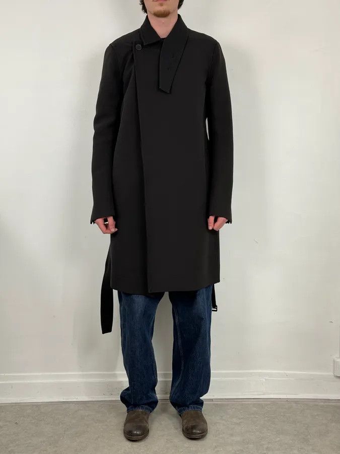 Rick Owens AW2016 Rick Owens Black Wool Belted Coat Size US L / EU 52-54 / 3 - 3 Thumbnail