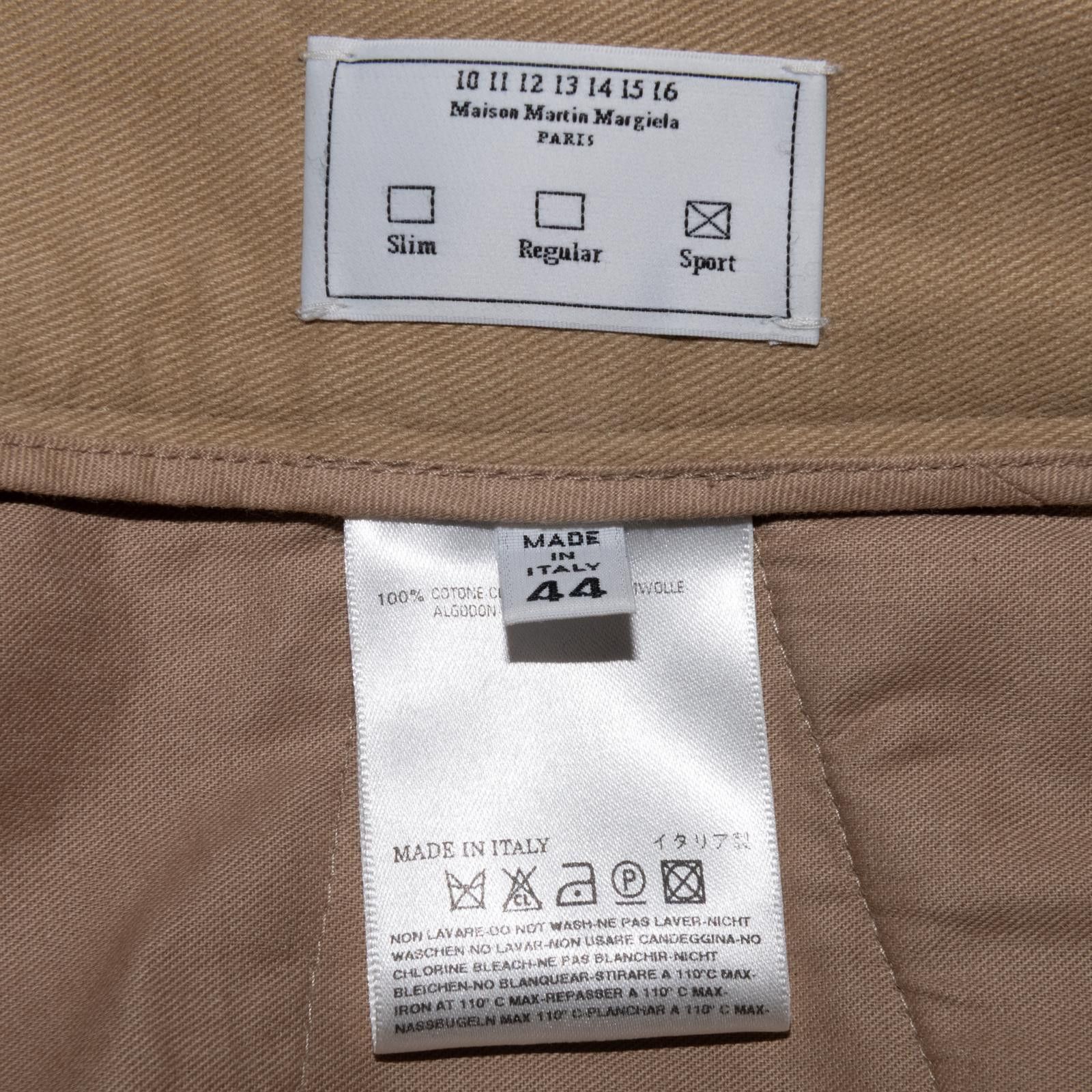 Maison Margiela Maison Margiela 14 Men's Beige Work Pants Size US 30 / EU 46 - 4 Thumbnail