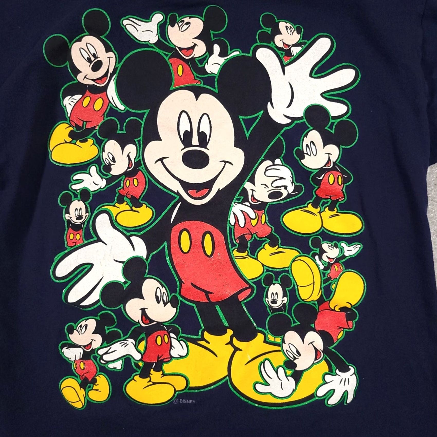 Disney VINTAGE Disney Mickey Mouse Shirt Adult Medium Navy Blue Short Sleeve All Over Print Mens Shirt Size US M / EU 48-50 / 2 - 4 Thumbnail
