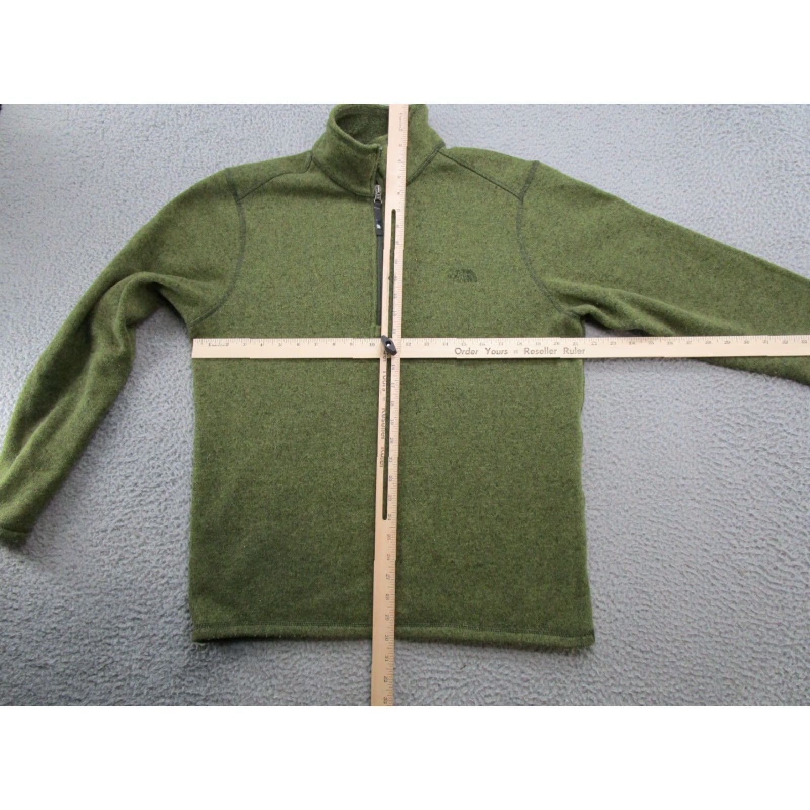 The North Face The North Face Jacket Mens Size M 1/4 Zip Fleece Green Outdoor Ski Size US M / EU 48-50 / 2 - 6 Thumbnail